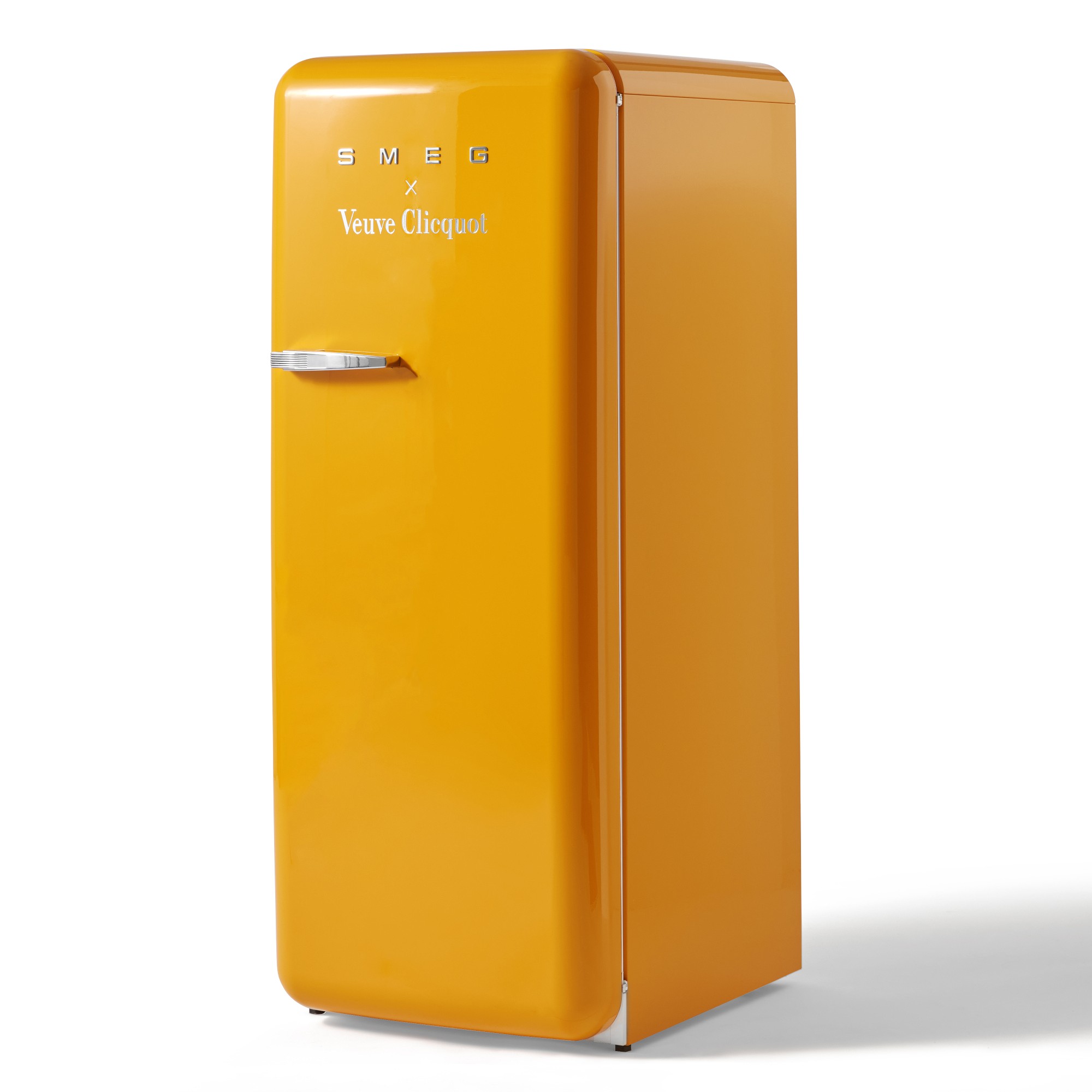 SMEG 50's Style Retro FAB 28 Veuve Clicquot Refrigerator, Special Edition