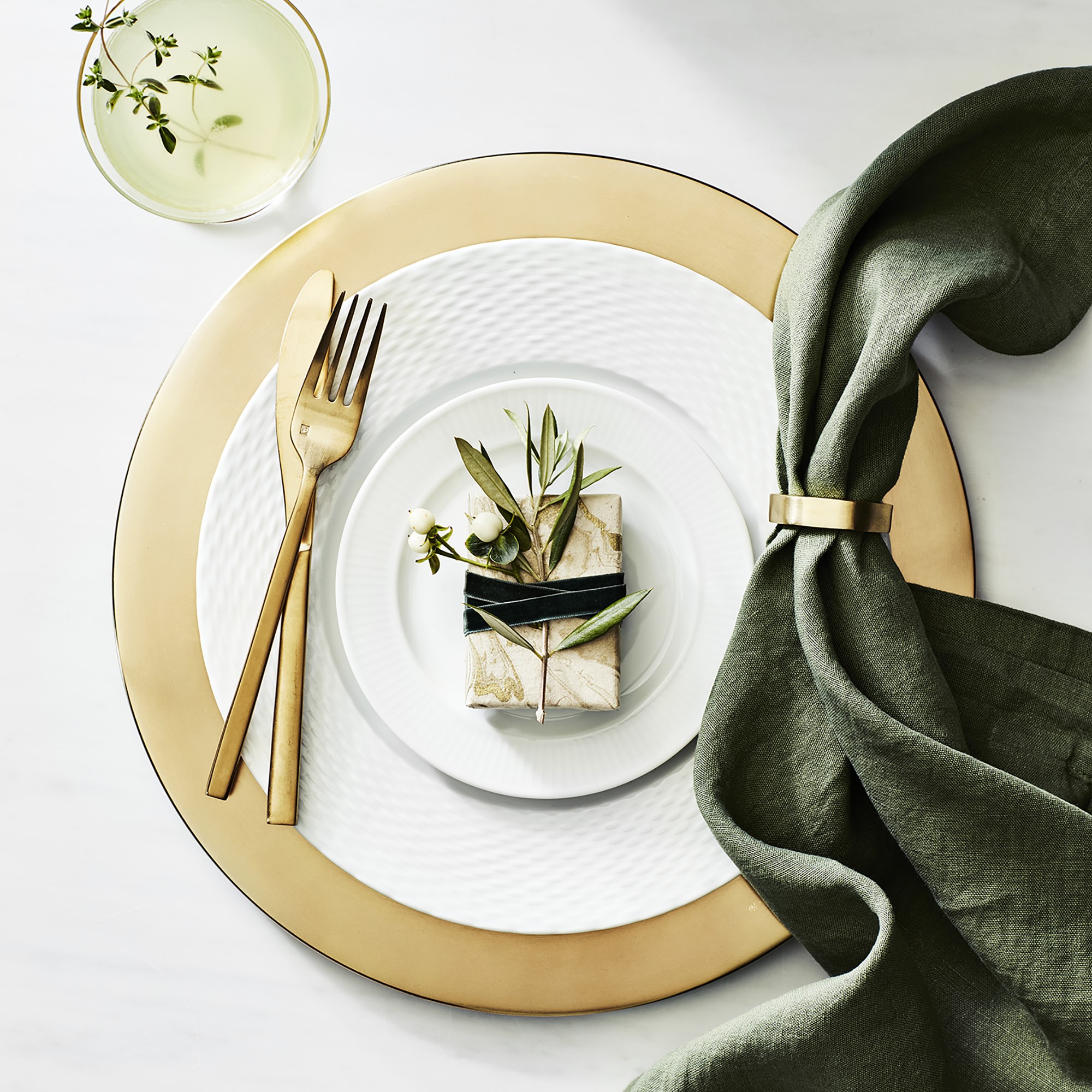 Pillivuyt Plisse Porcelain Salad Plates