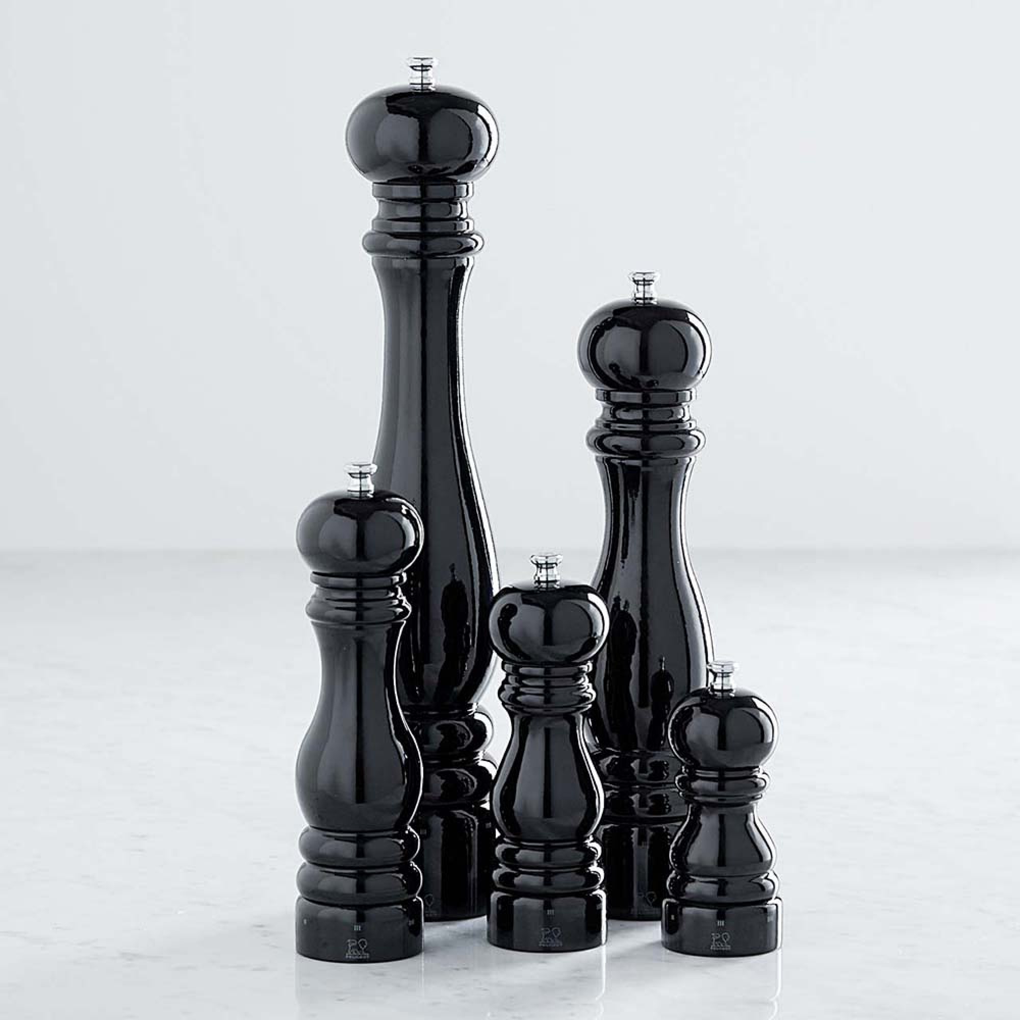 Peugeot Paris U Select Salt & Pepper Mills, Black Laquer