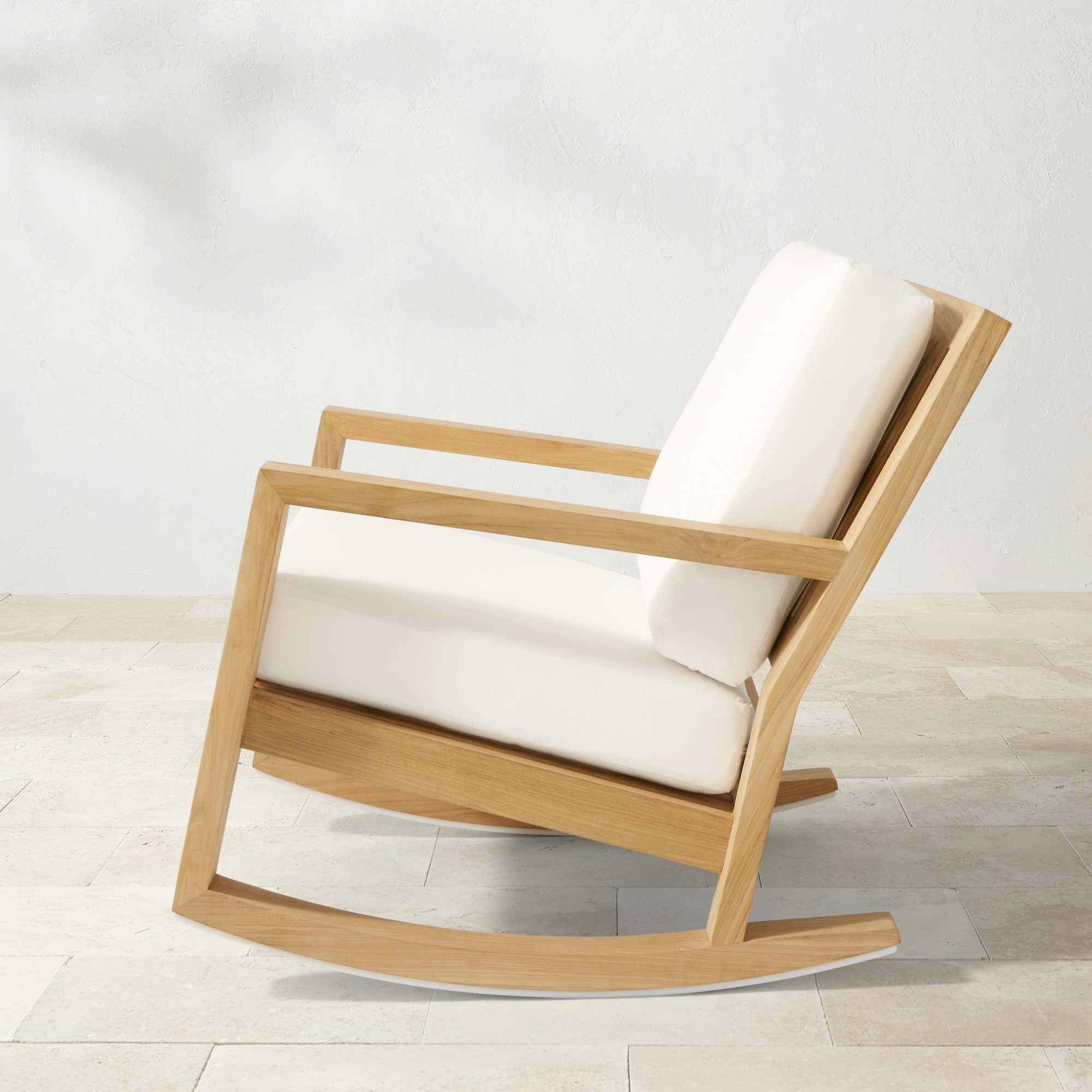 Larnaca Outdoor Natural Teak Rocker