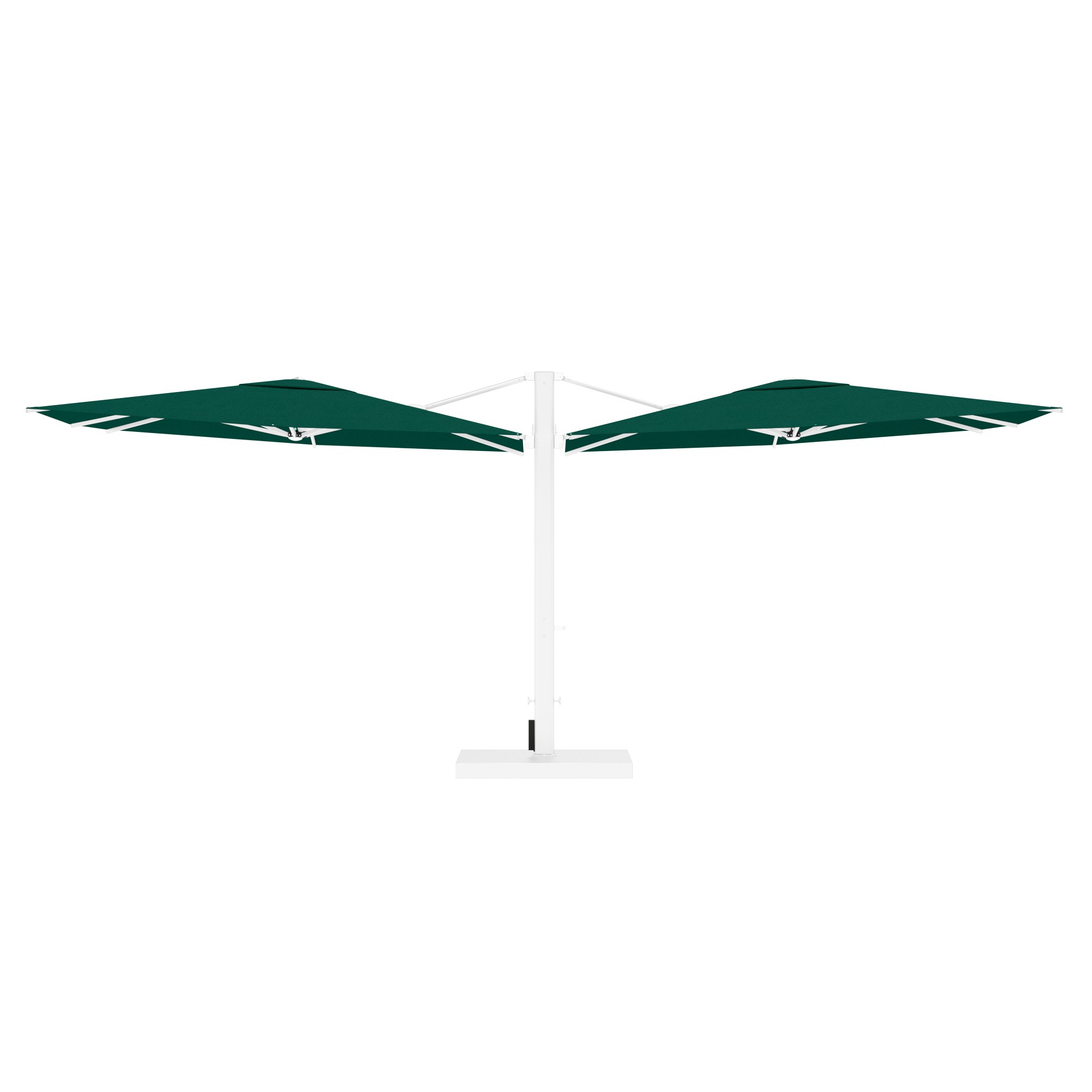 10' Sqaure Performance Dual Cantilever Umbrella