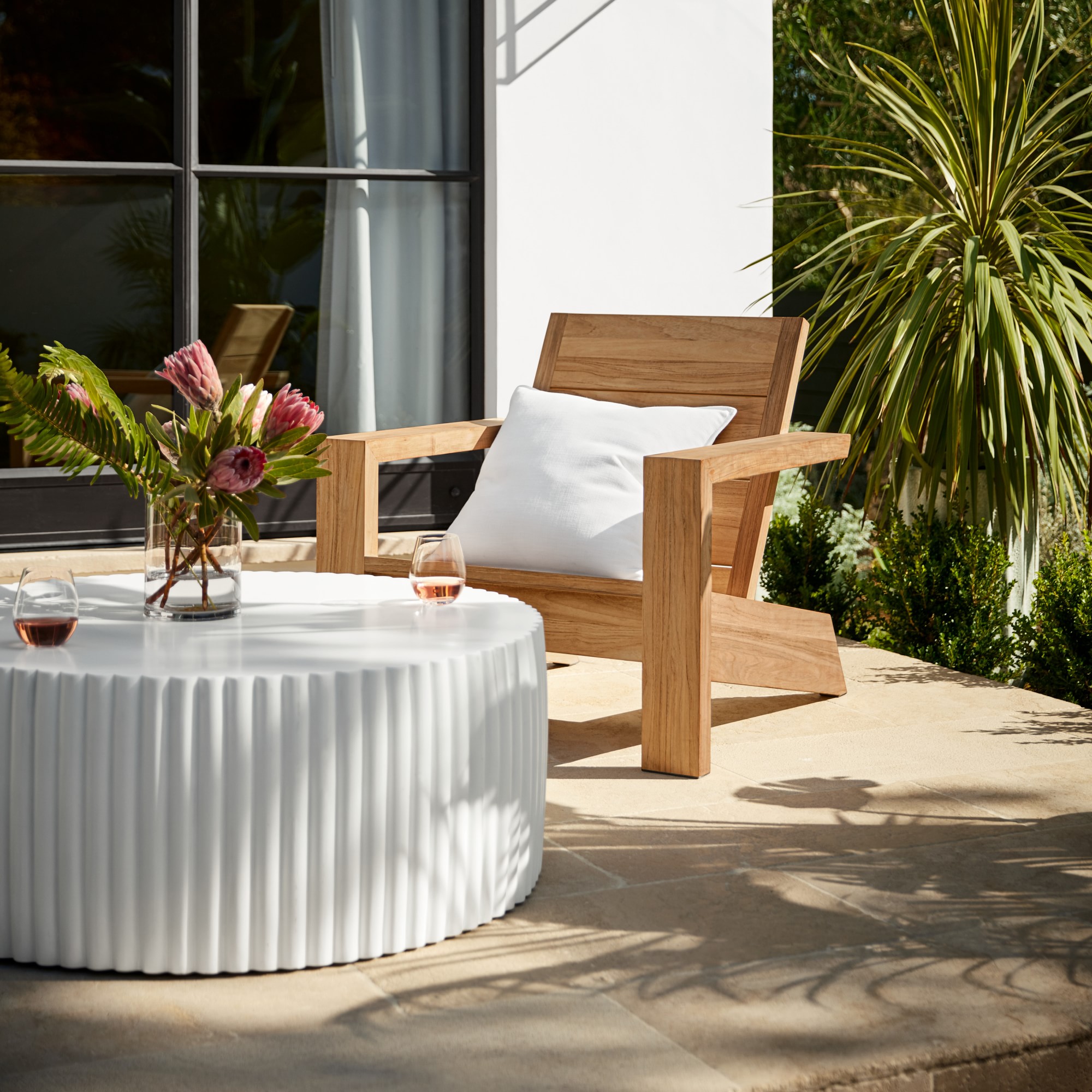 Larnaca Outdoor Teak Deck Chair