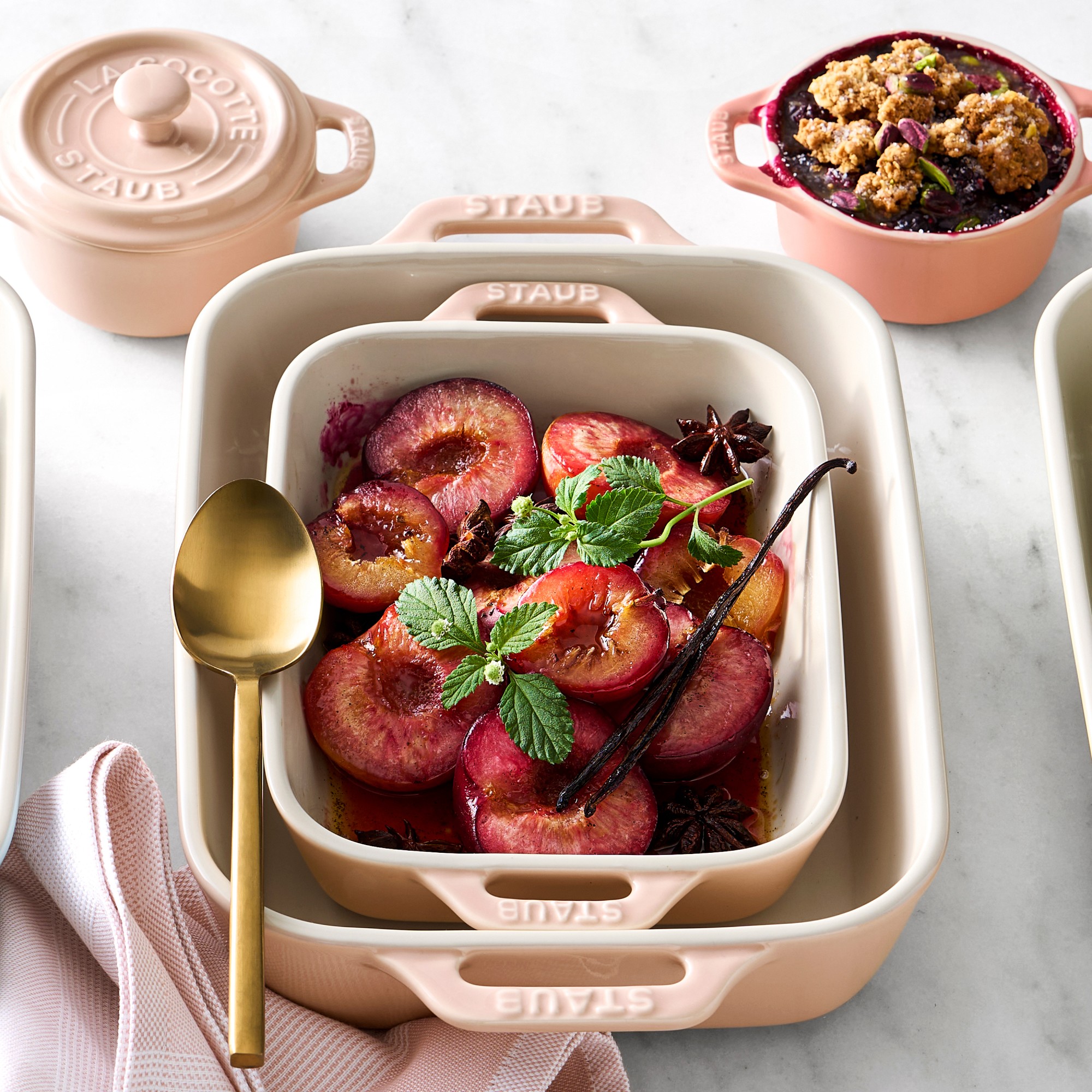 Staub Stoneware Pastel Mini Cocottes, Set of 6