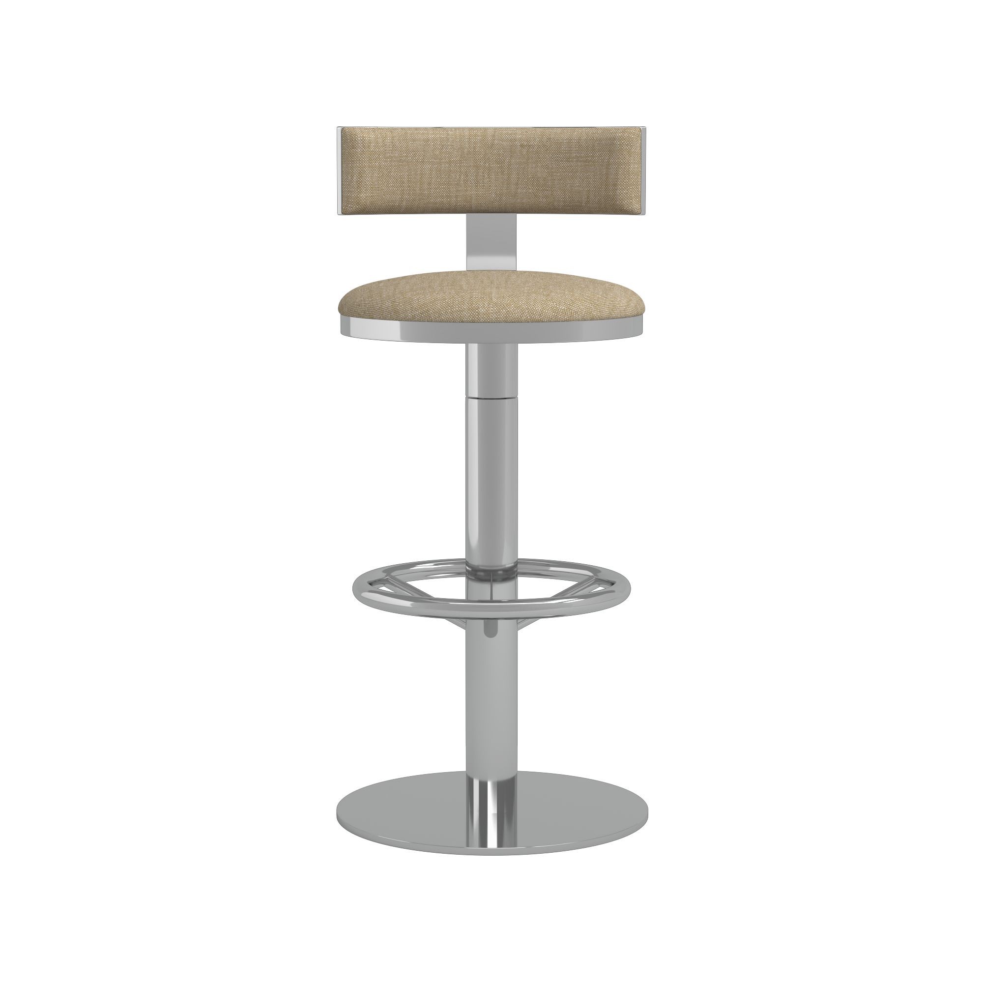Larkin Upholstered Pedestal Counter & Bar Stool