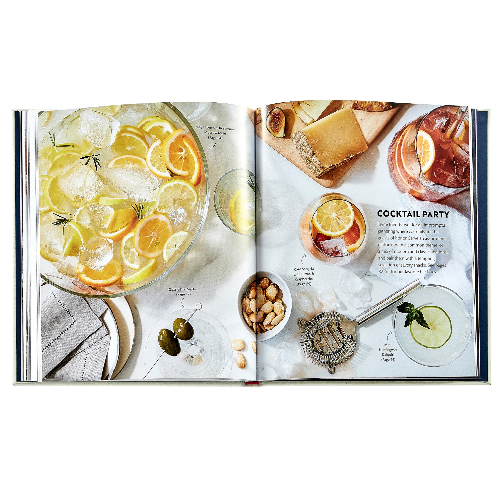 William Sonoma: Ice Blue: Cocktails Modern Favorites To Make A Home
