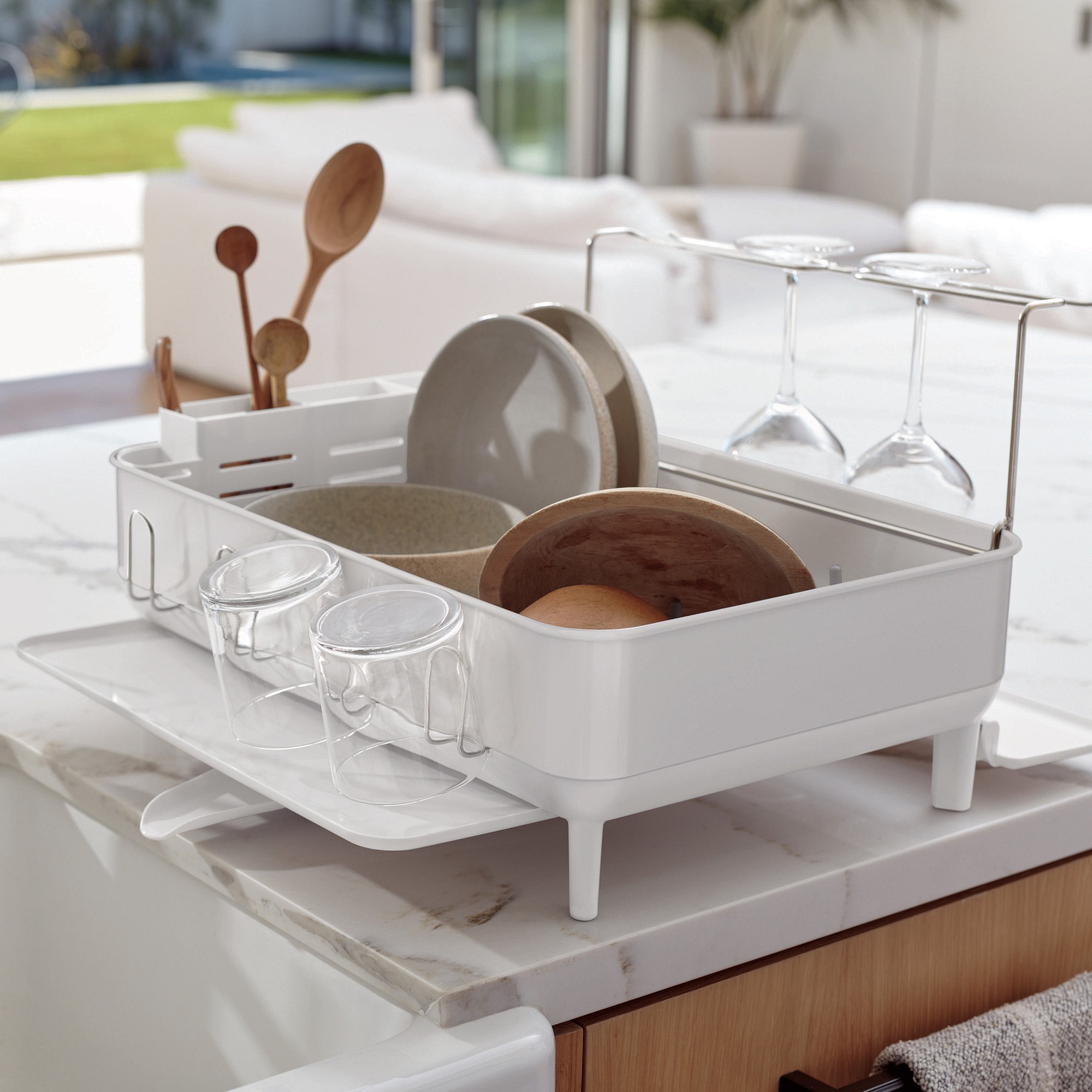 simplehuman™ Steel Frame Kitchen Dishrack