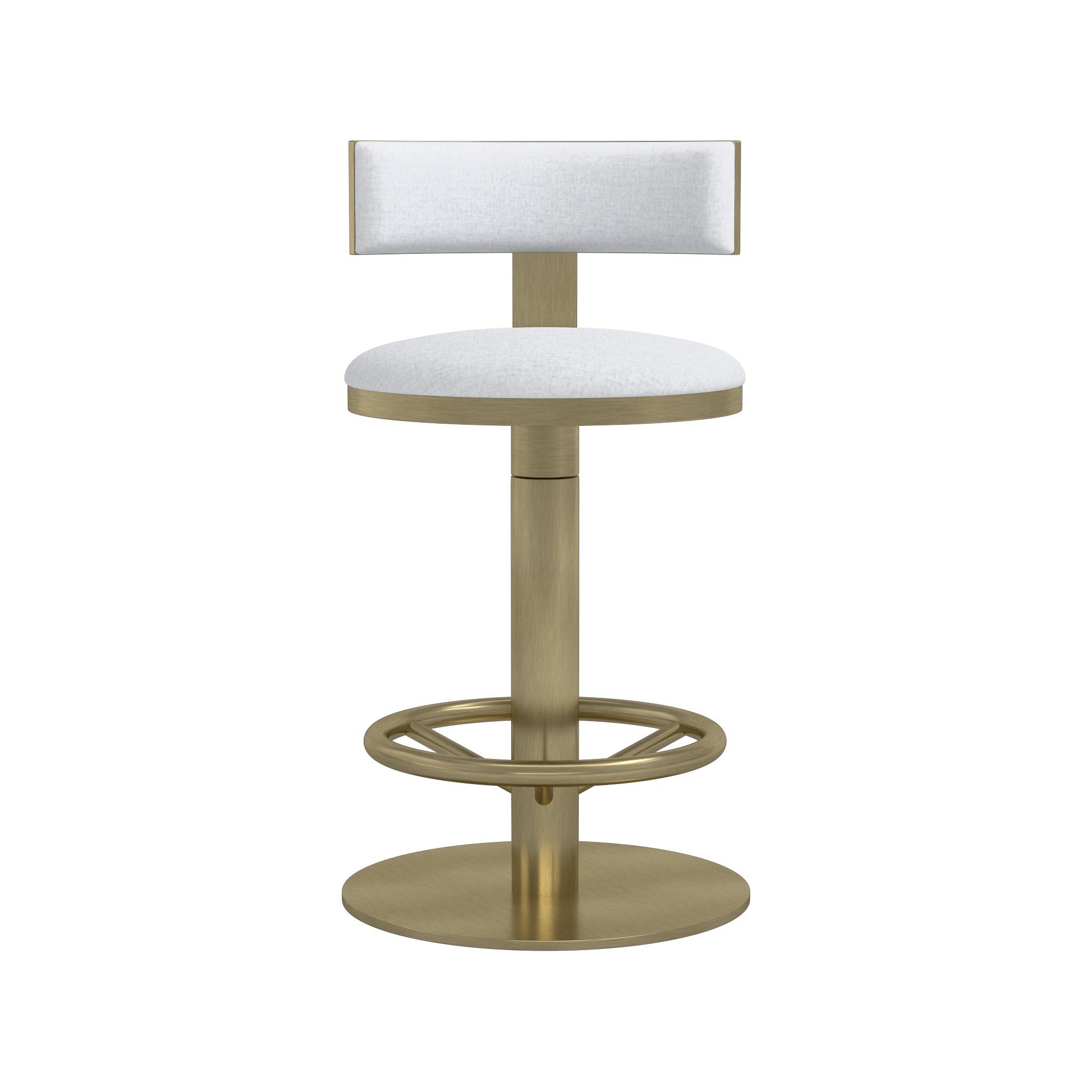 Larkin Upholstered Pedestal Counter & Bar Stool