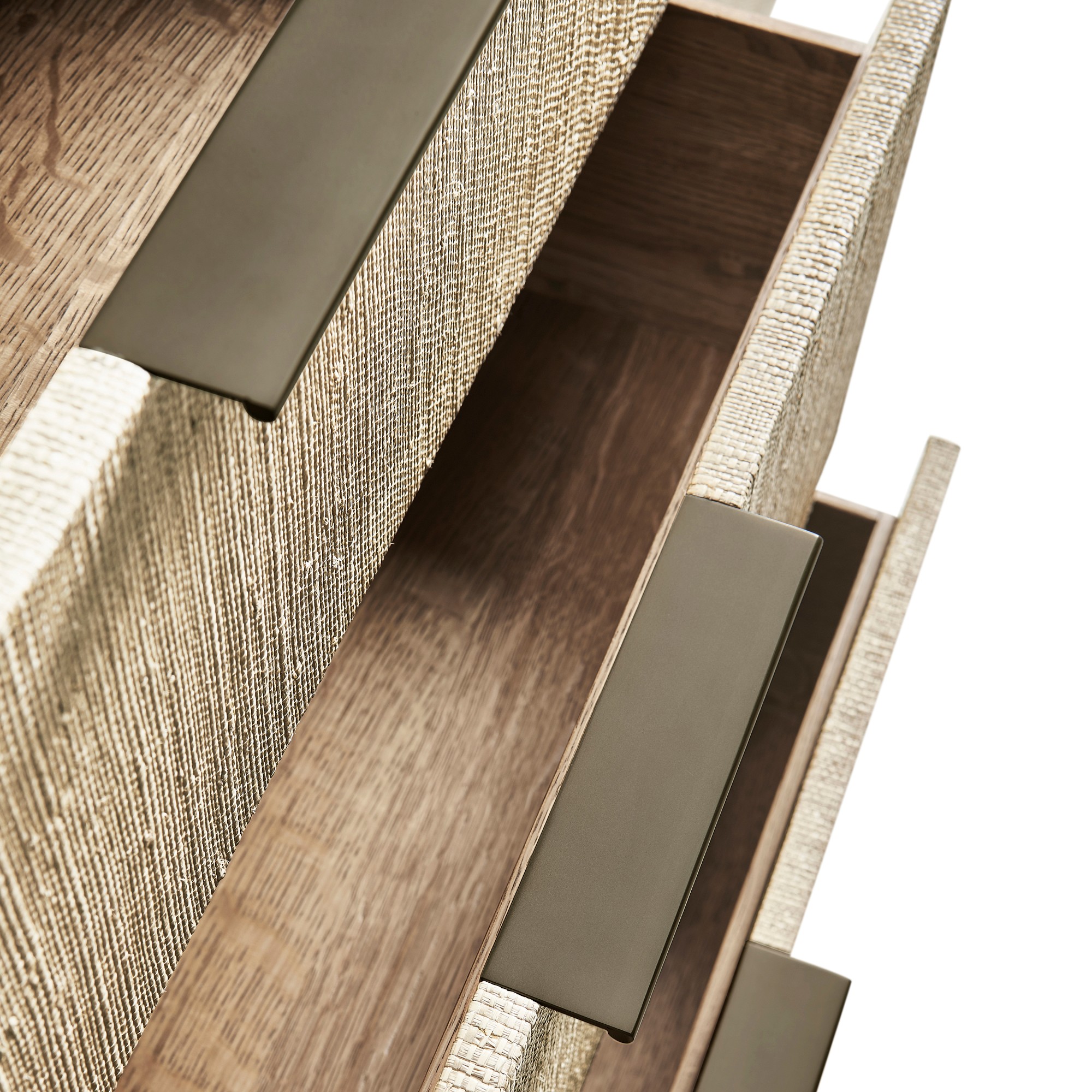 Jonathan Charles Seiche 6-Drawer Grass Cloth Dresser (68