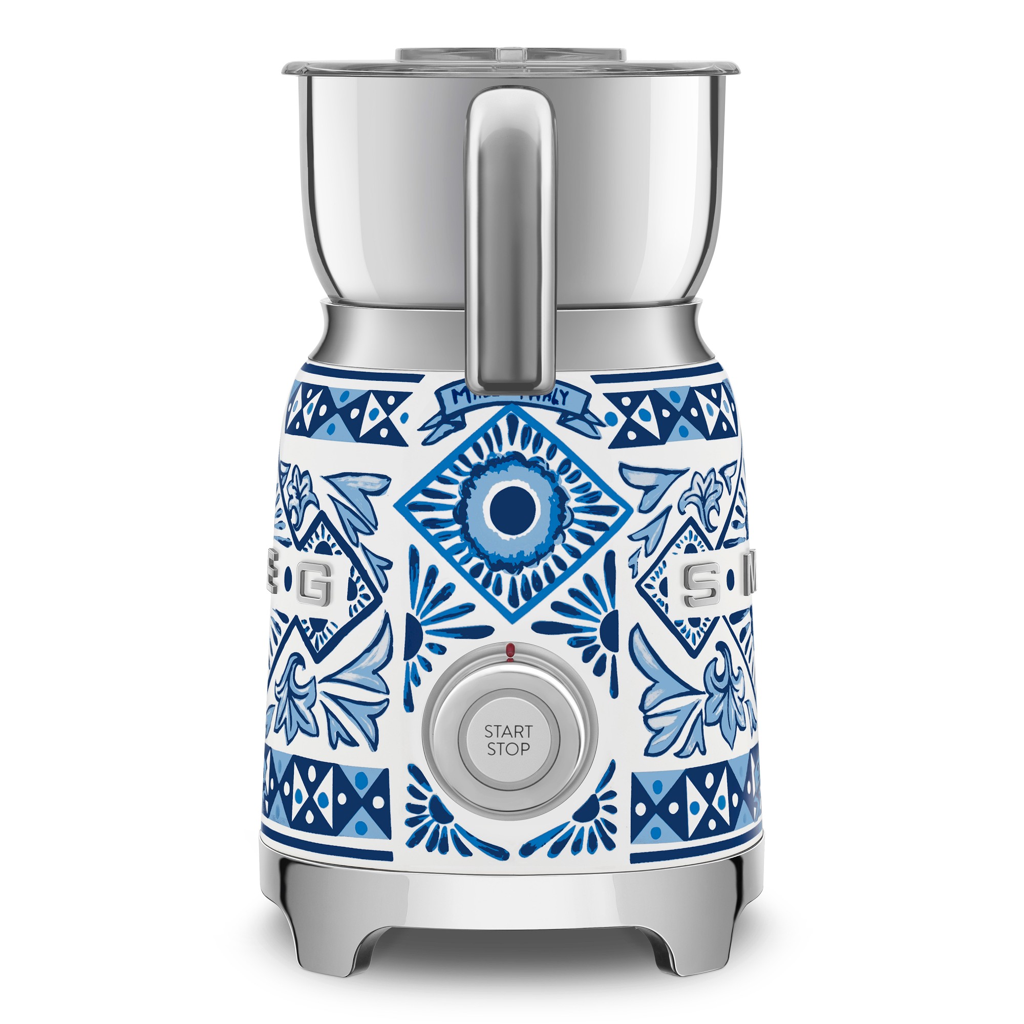 SMEG Dolce & Gabbana Milk Frother, Blu Mediterraneo