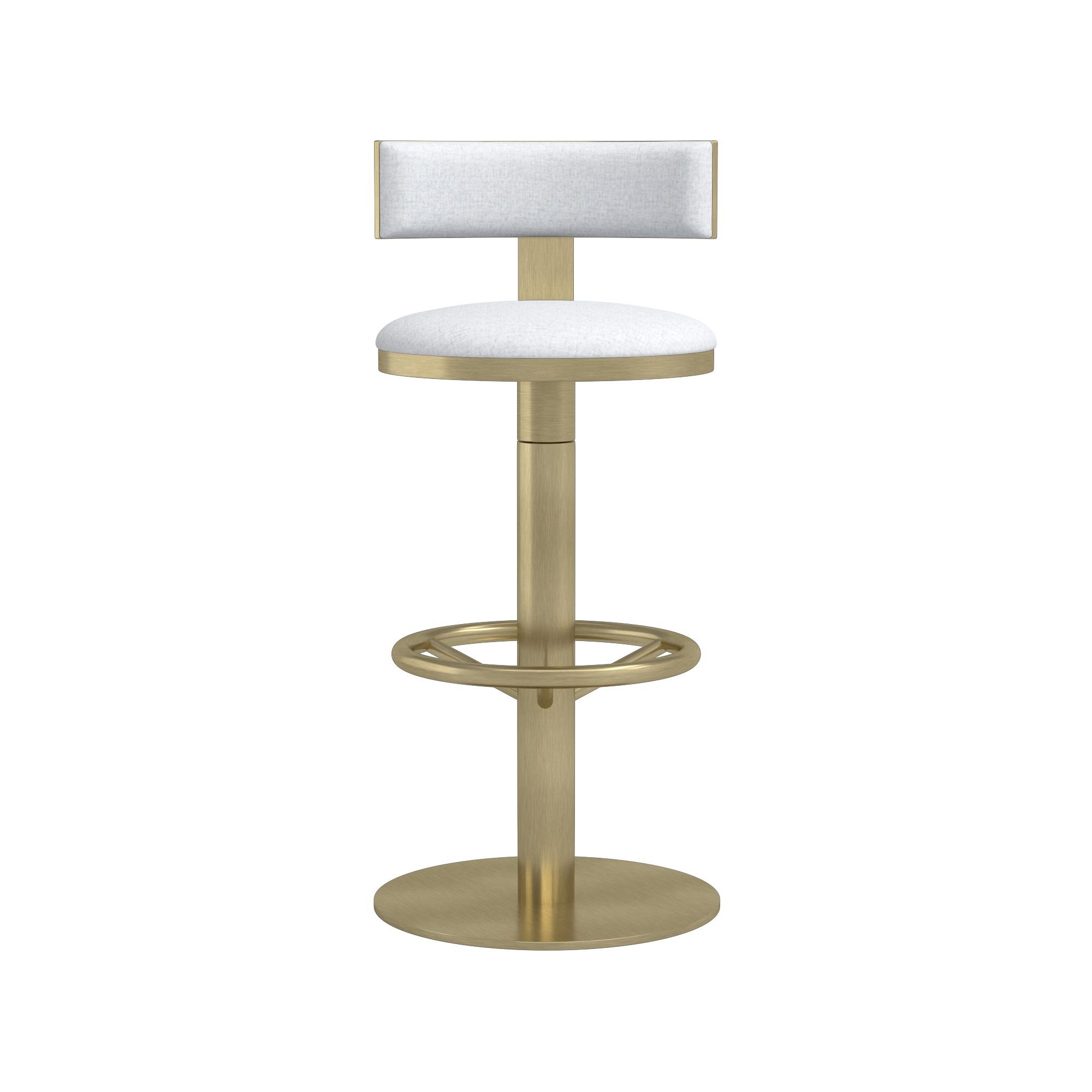 Larkin Upholstered Pedestal Counter & Bar Stool