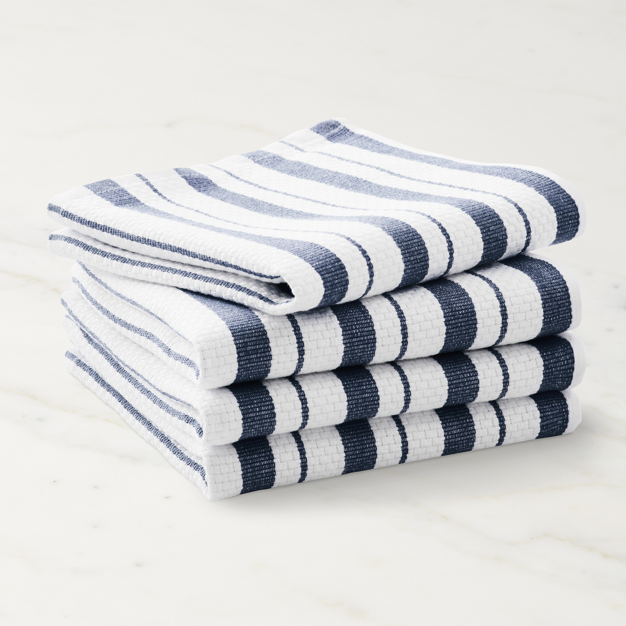 Williams Sonoma Classic Striped Dishcloths, Set of 4