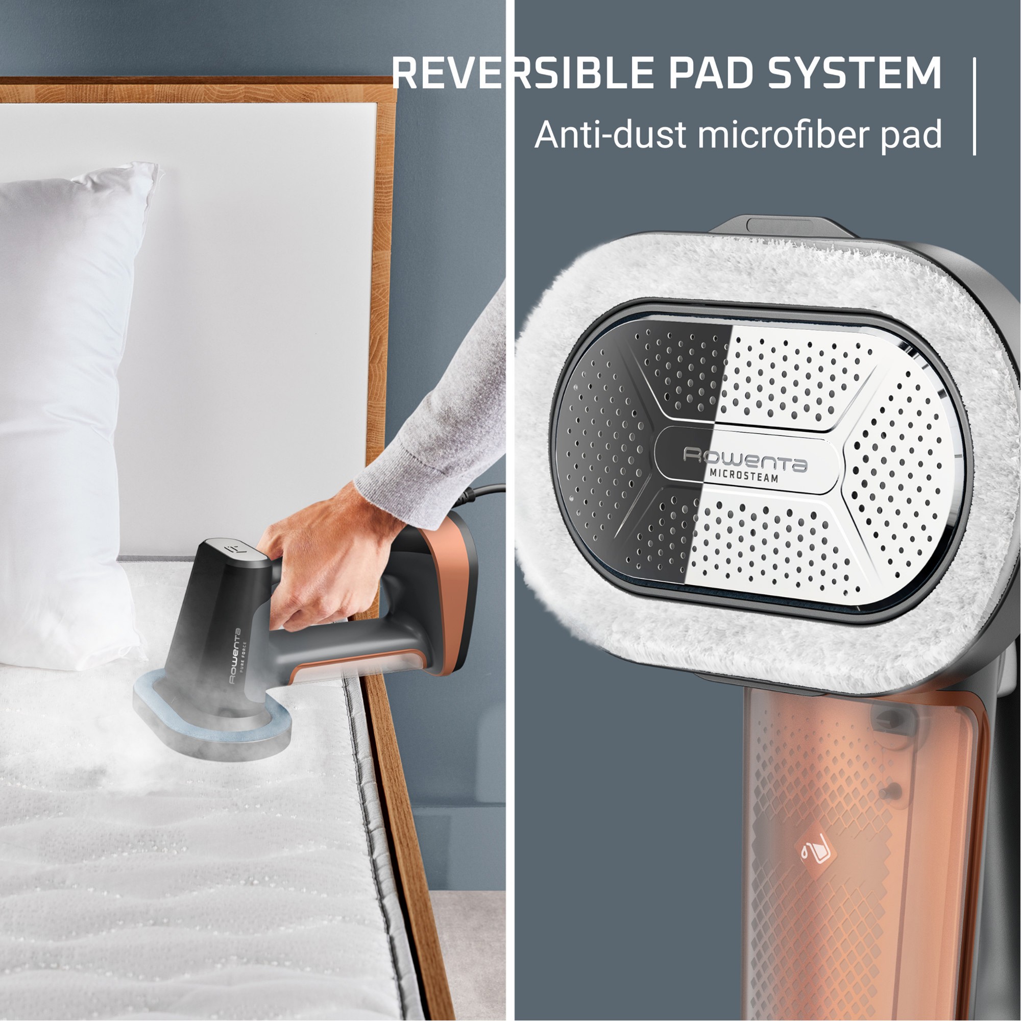 Rowenta Pure Force 3-in-1 Steamer & Iron DR8855UI