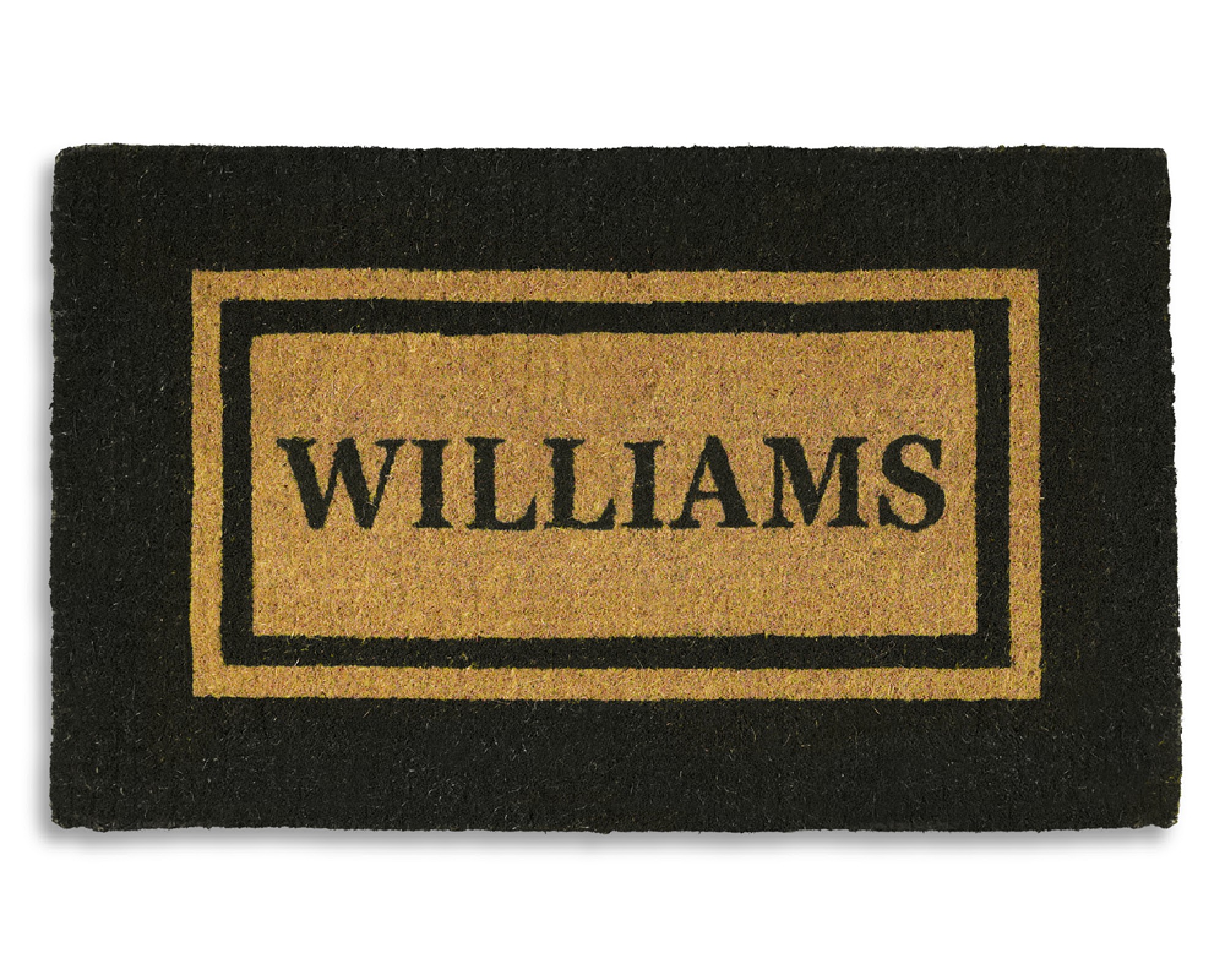 Personalized Double Border Doormat
