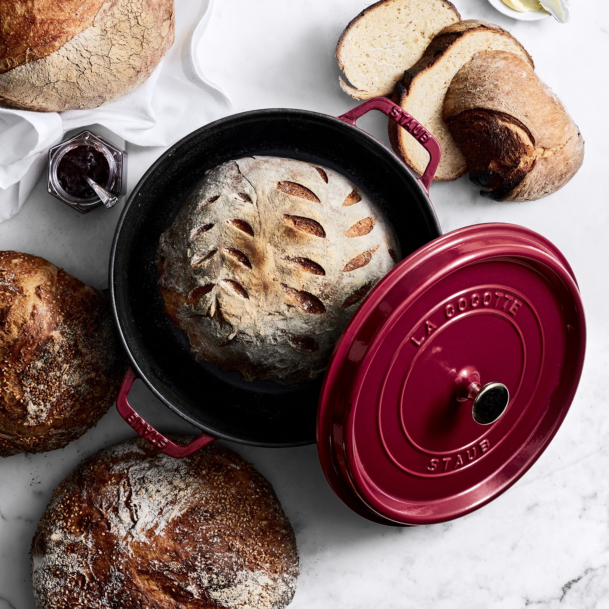 Staub Enameled Cast Iron Round Dutch Oven