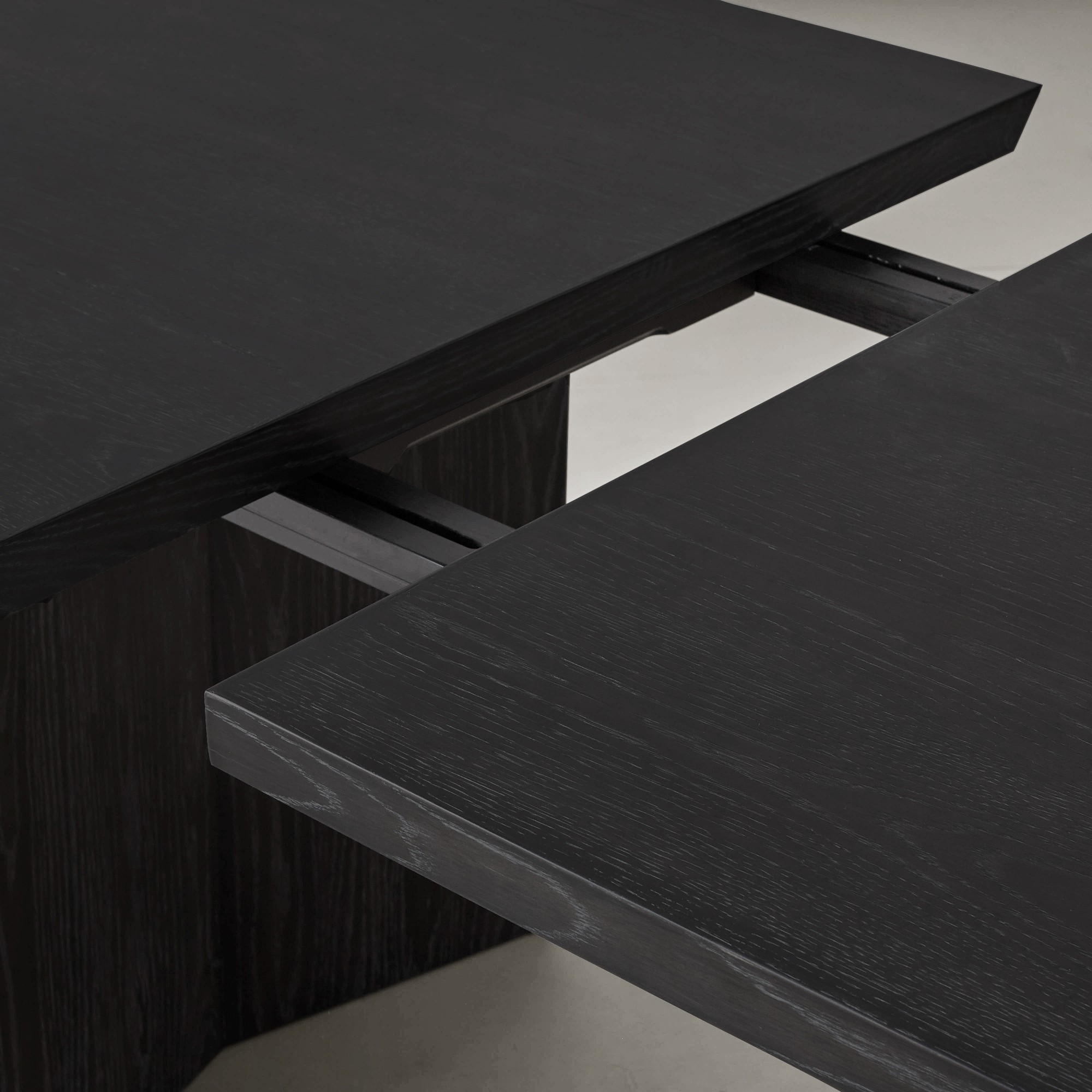 Knife Edge Extendable Rectangular Dining Table (72