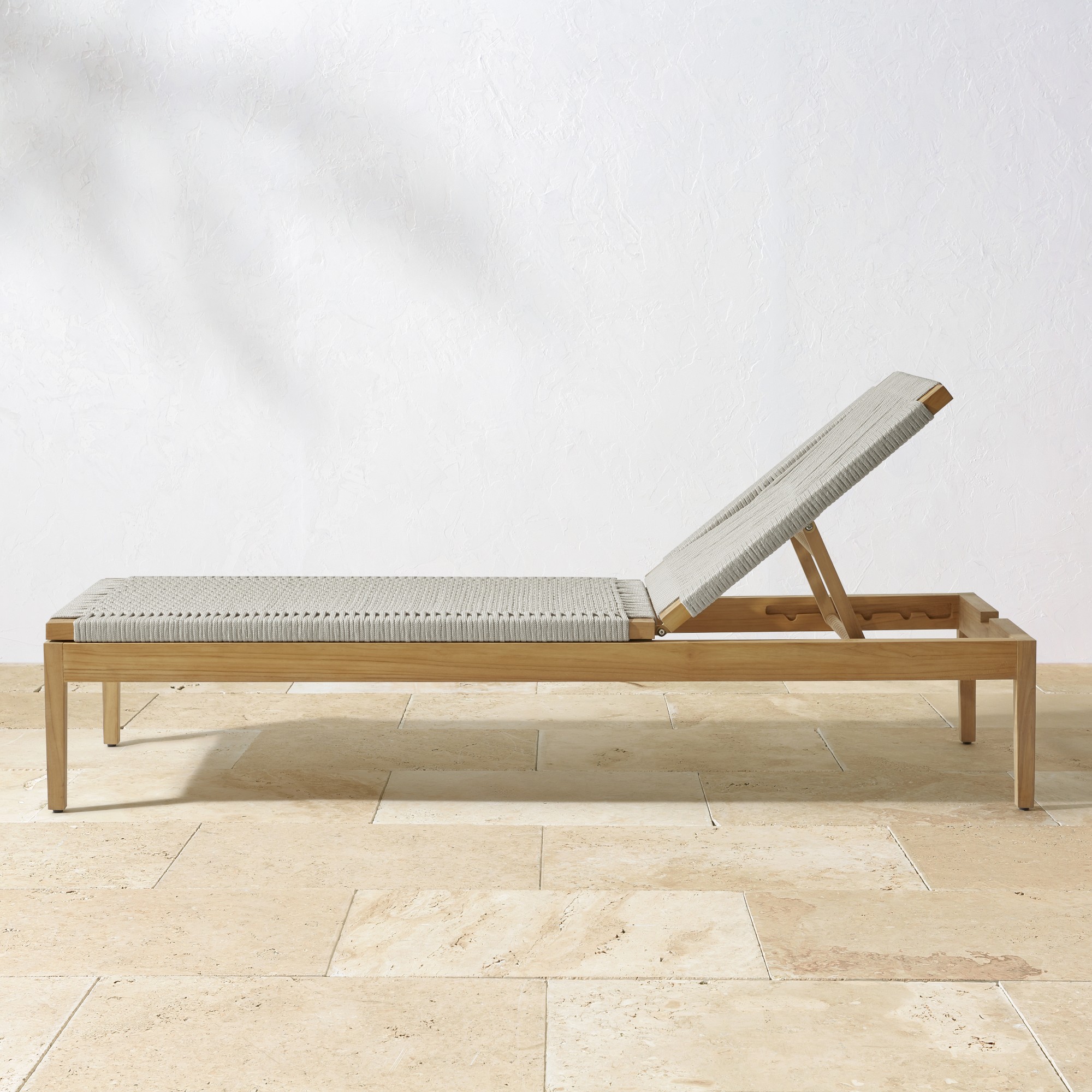 Pasadena Outdoor Teak Chaise