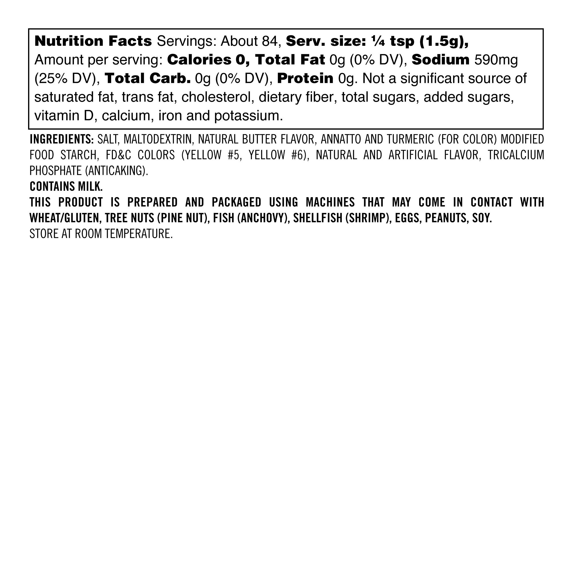 Movie Theater Popcorn Seasoning