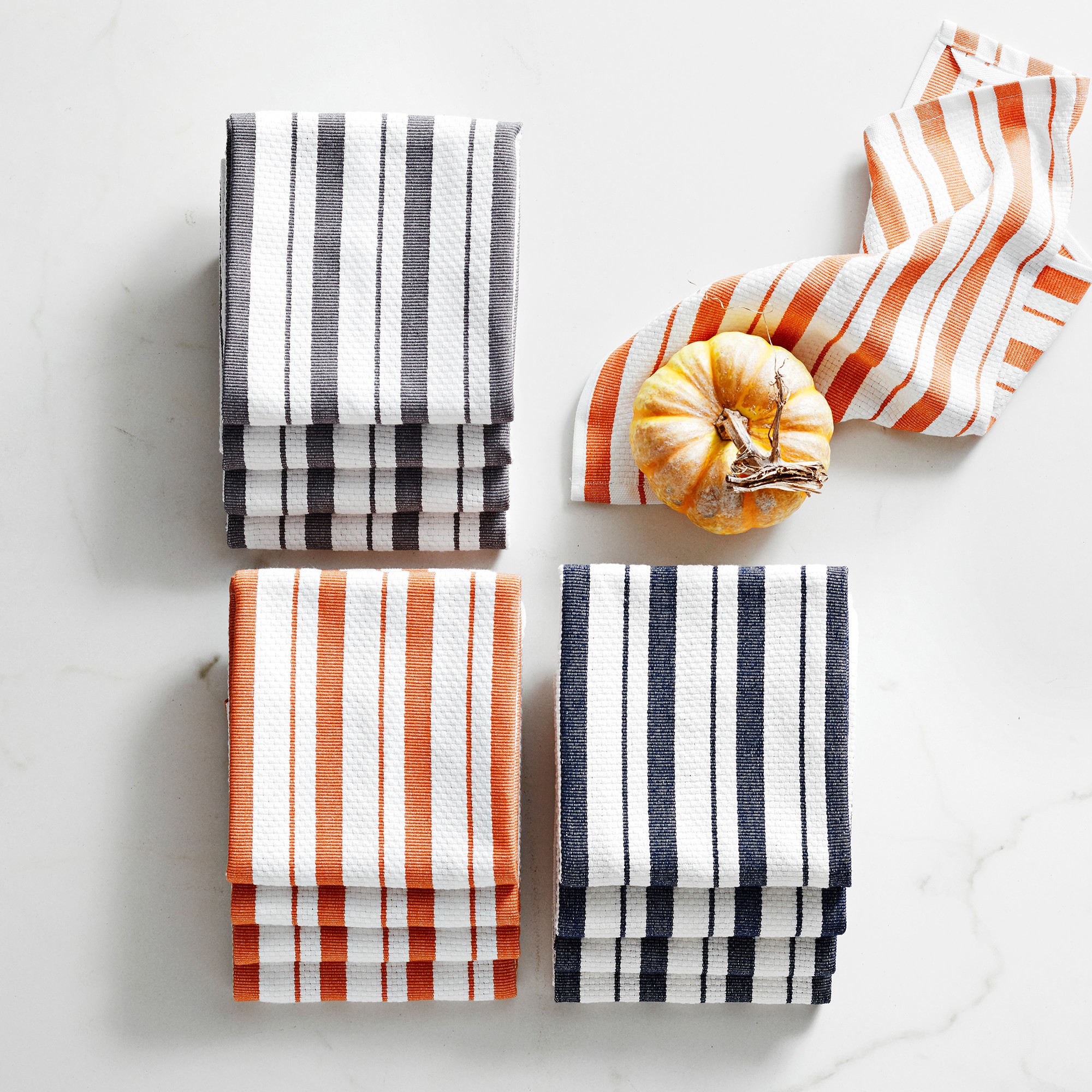 Williams Sonoma Classic Striped Dishcloths, Set of 4