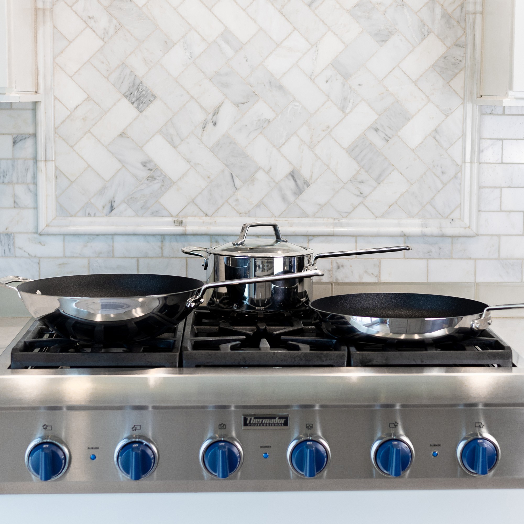 SCANPAN® TSS+ Stainless-Steel Nonstick Wok, 12 1/2