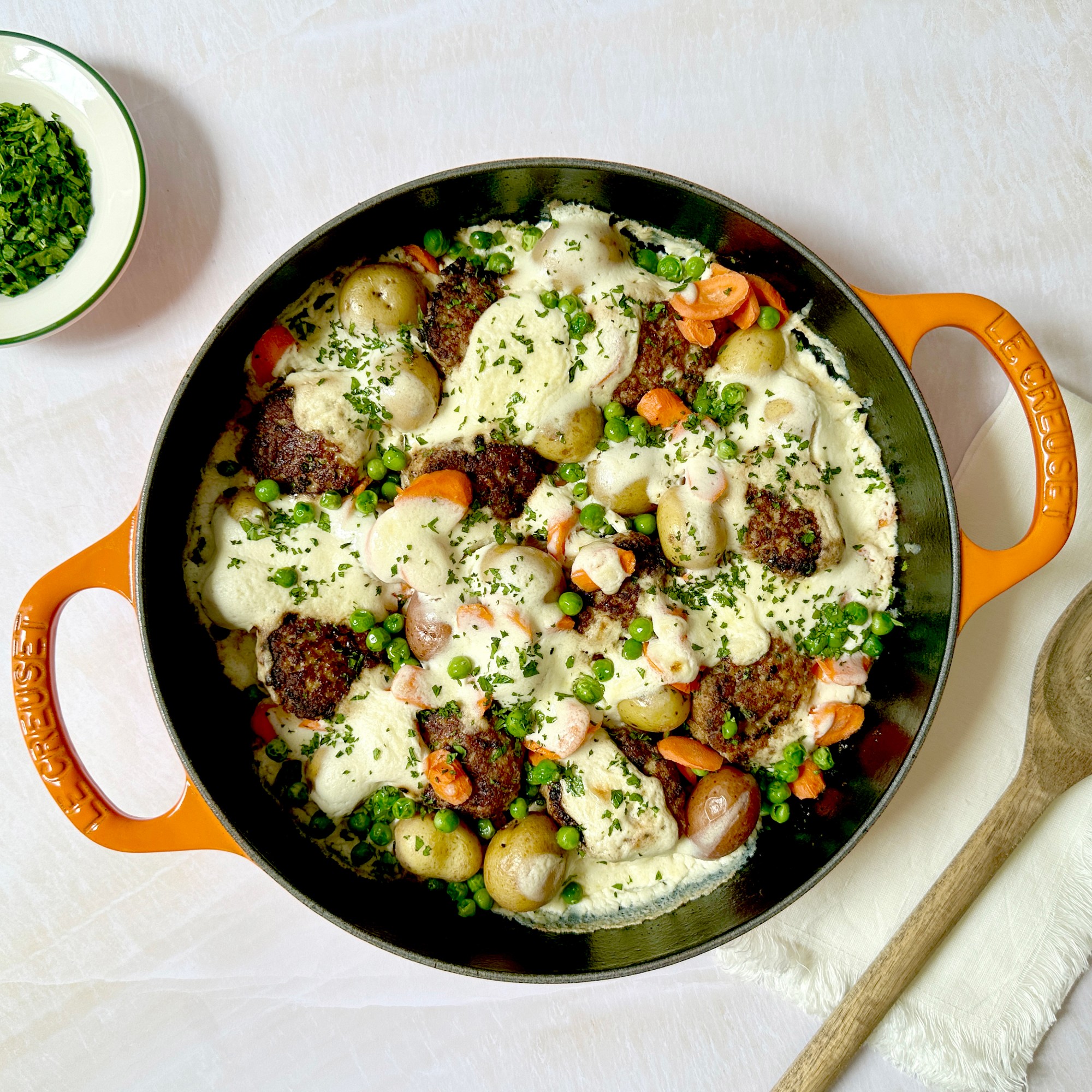 Le Creuset Enameled Cast Iron Everyday Braiser Pan, 3-Qt.