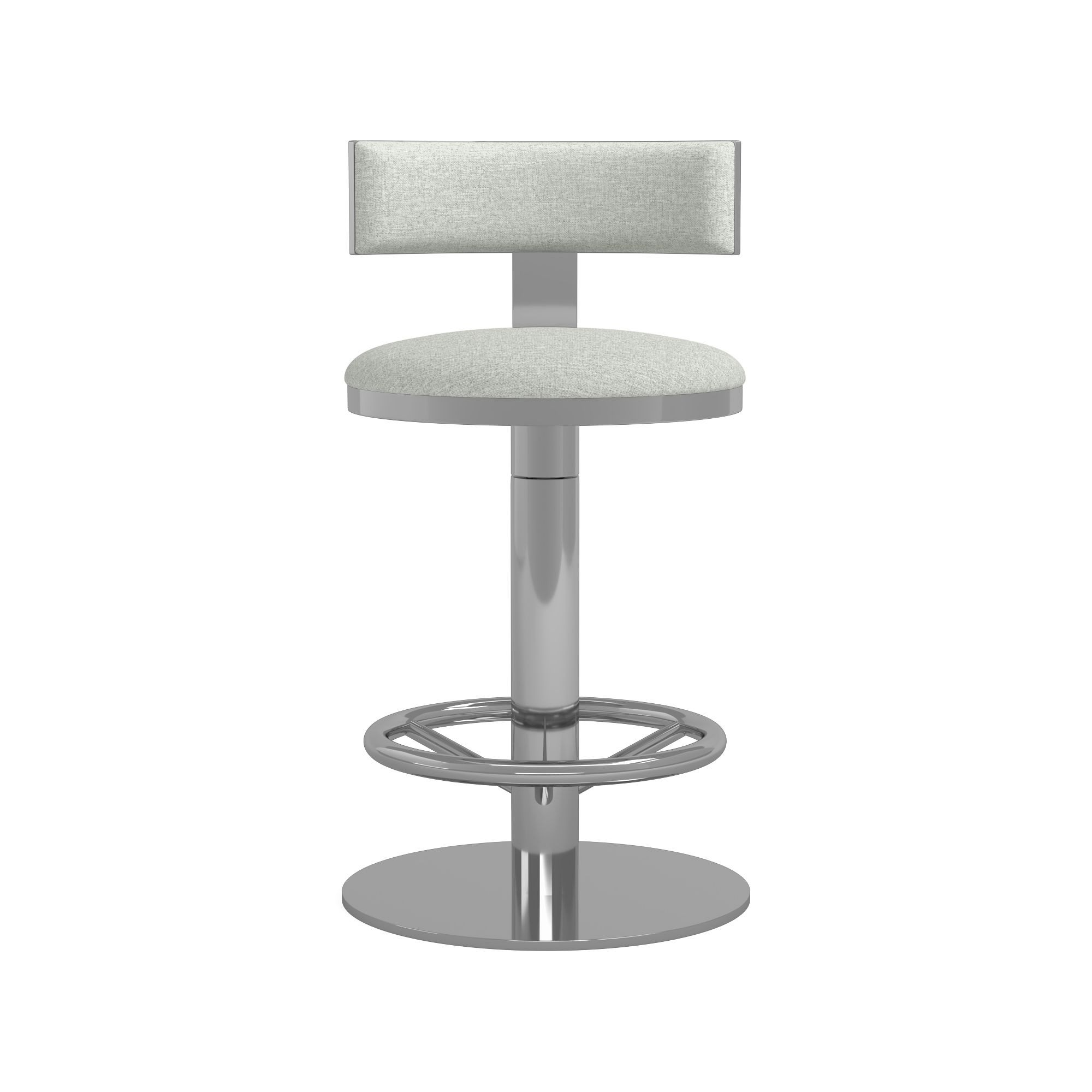 Larkin Upholstered Pedestal Counter & Bar Stool