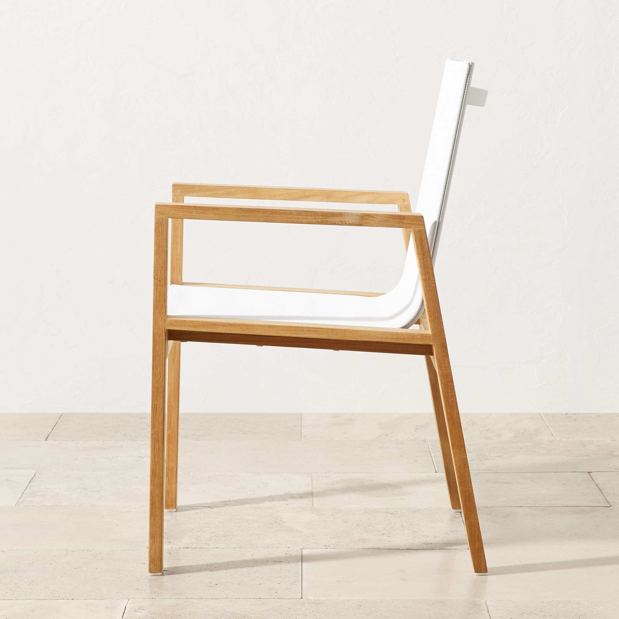 Santa Barbara Outdoor Natural Teak Dining Armchair