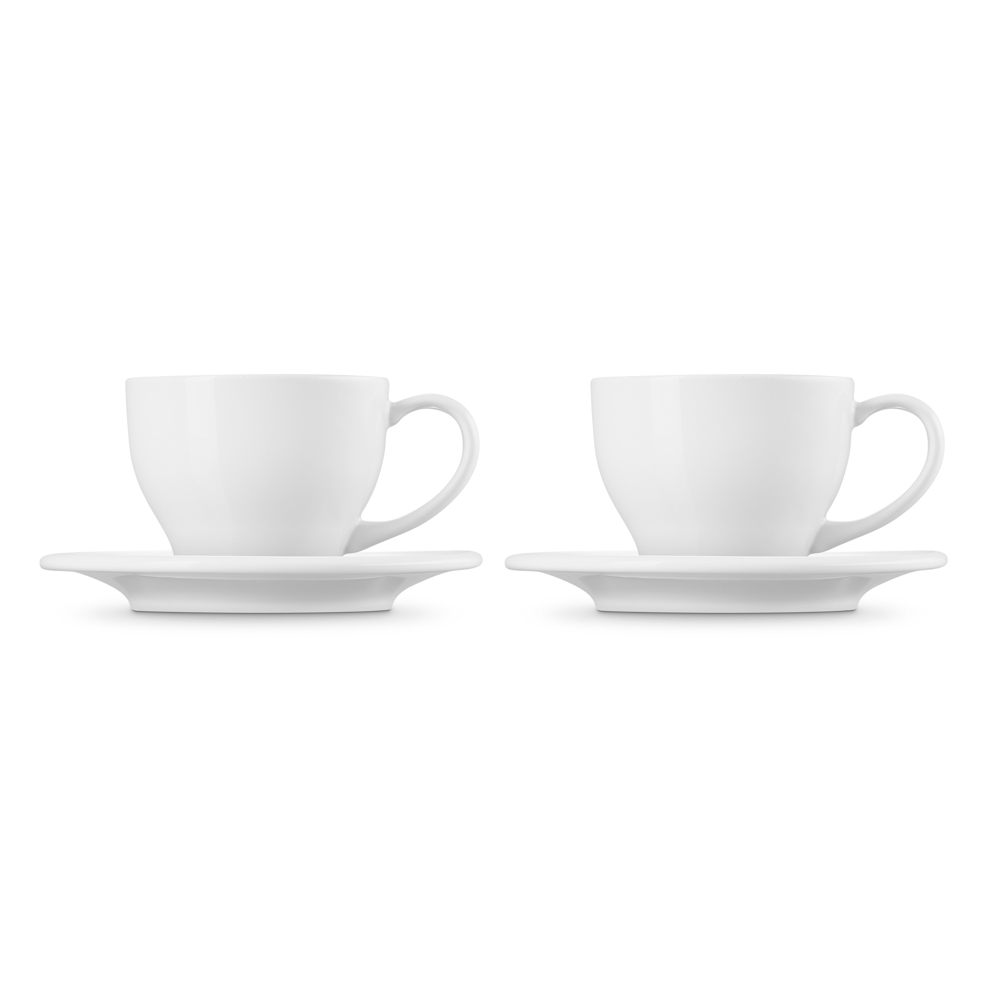 Le Creuset Cappuccino Cups & Saucers, Set of 2