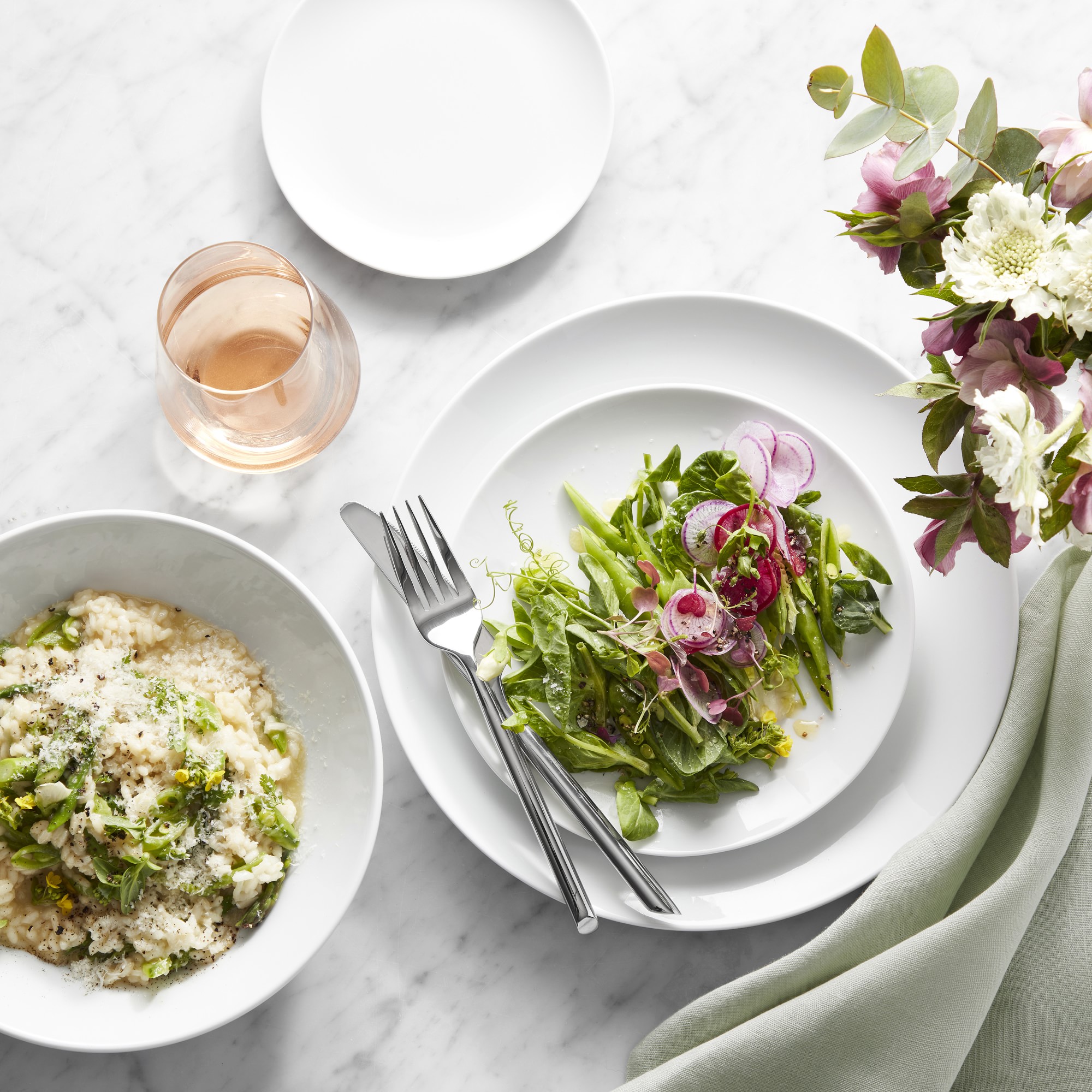 Pillivuyt Coupe Porcelain Dinner Plates