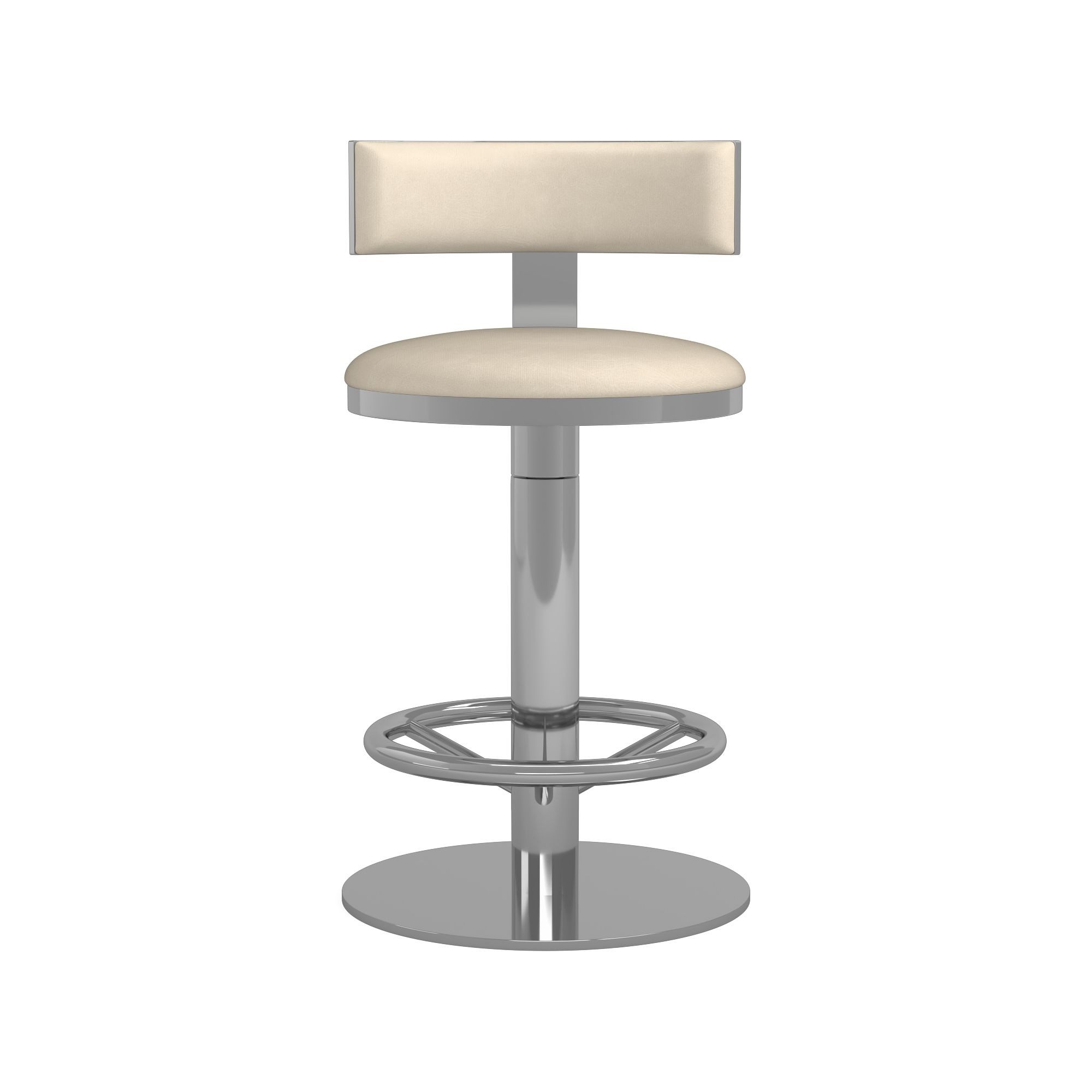 Larkin Upholstered Pedestal Counter & Bar Stool