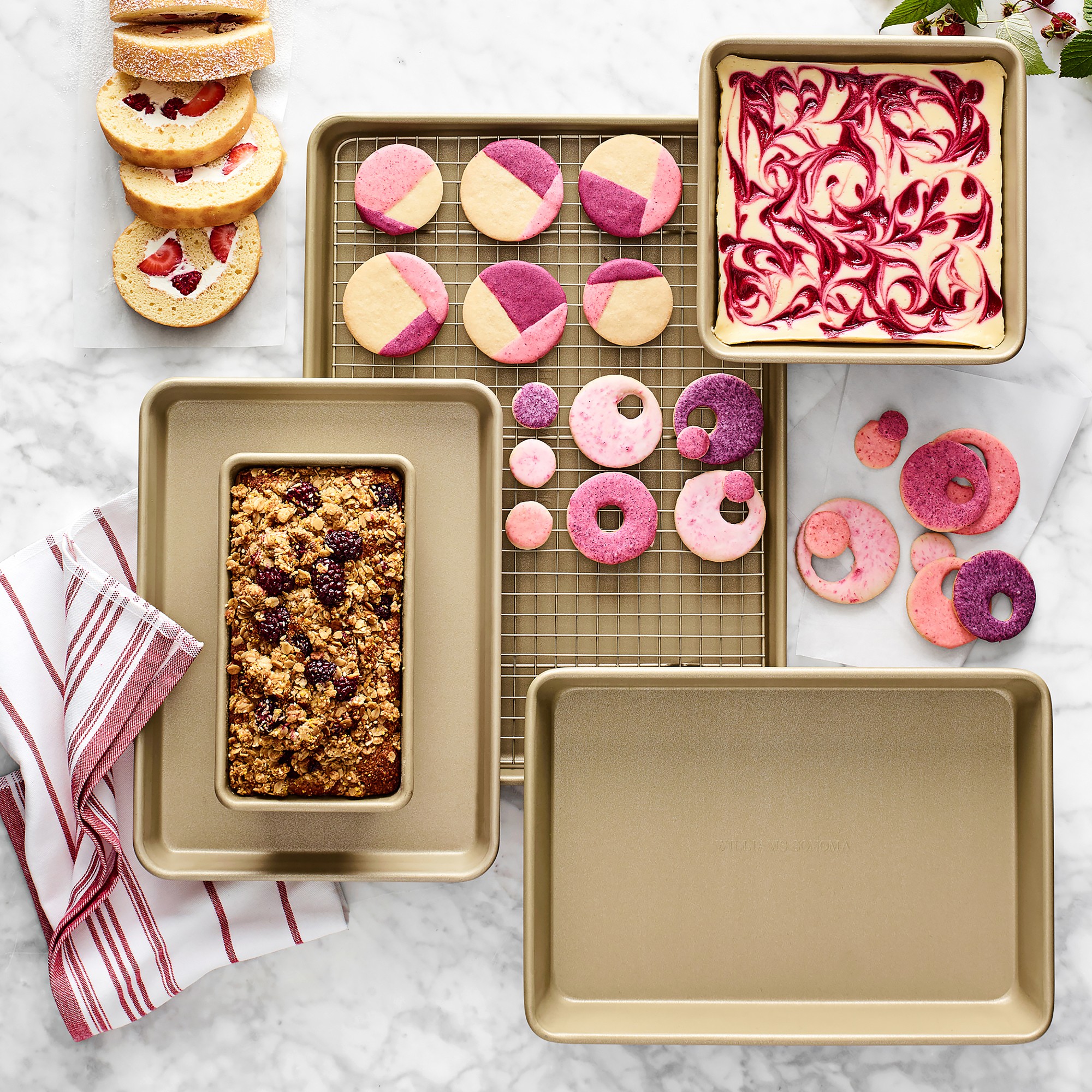 Williams Sonoma Goldtouch® Pro Everyday Bakeware, Set of 6