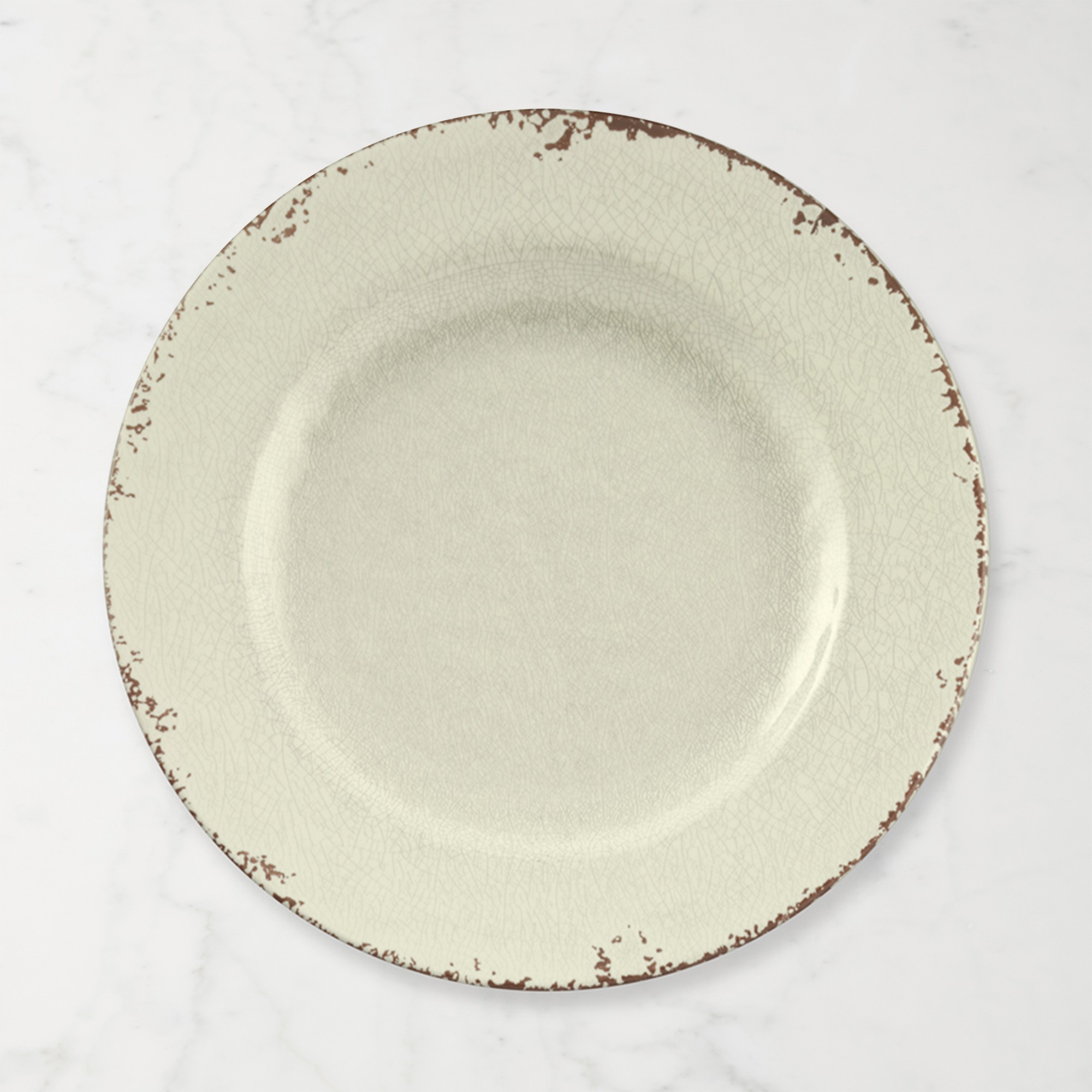 Rustic® Outdoor Melamine Salad Plates, Set of 4