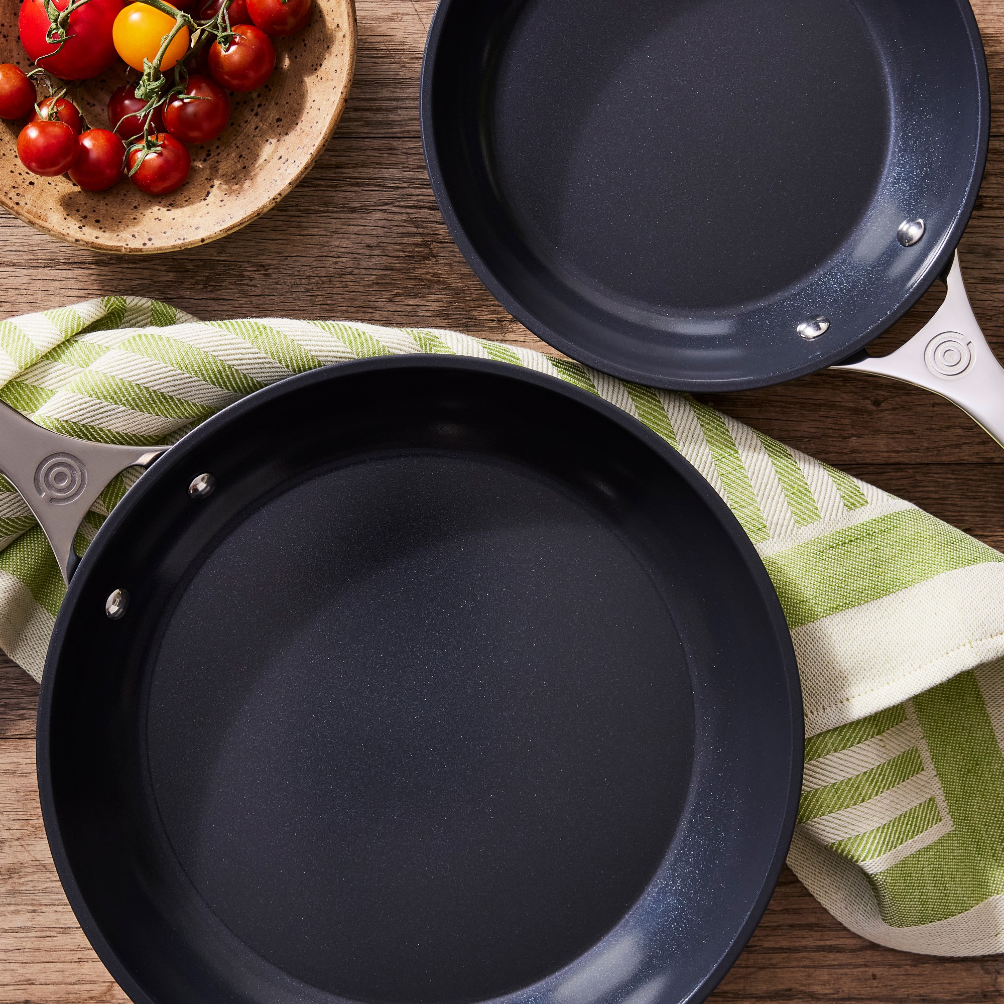 Le Creuset Ceramic Nonstick Fry Pan Set, 8
