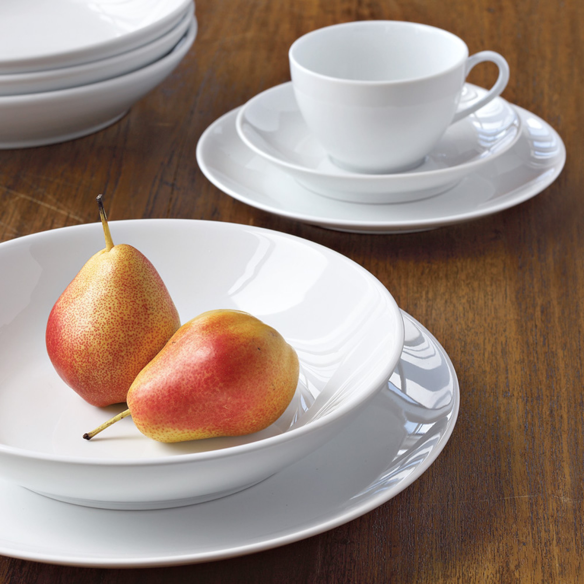 Pillivuyt Coupe Porcelain Charger Plates, Set of 4