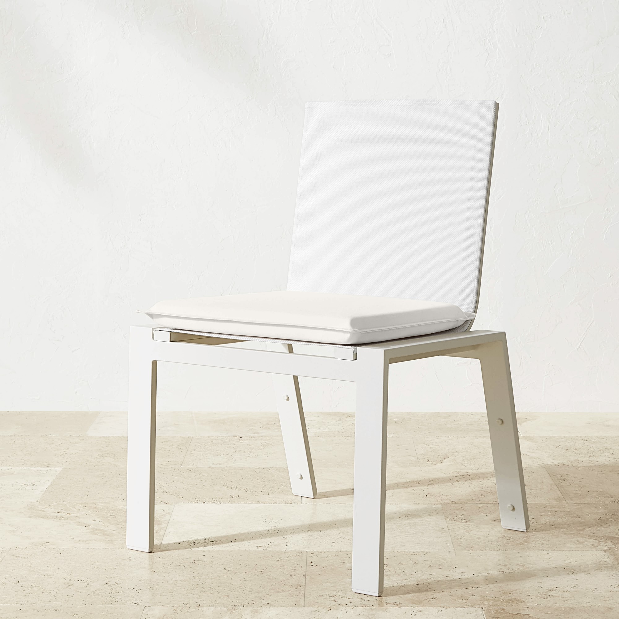 Santa Barbara Outdoor Metal Dining Side Chair