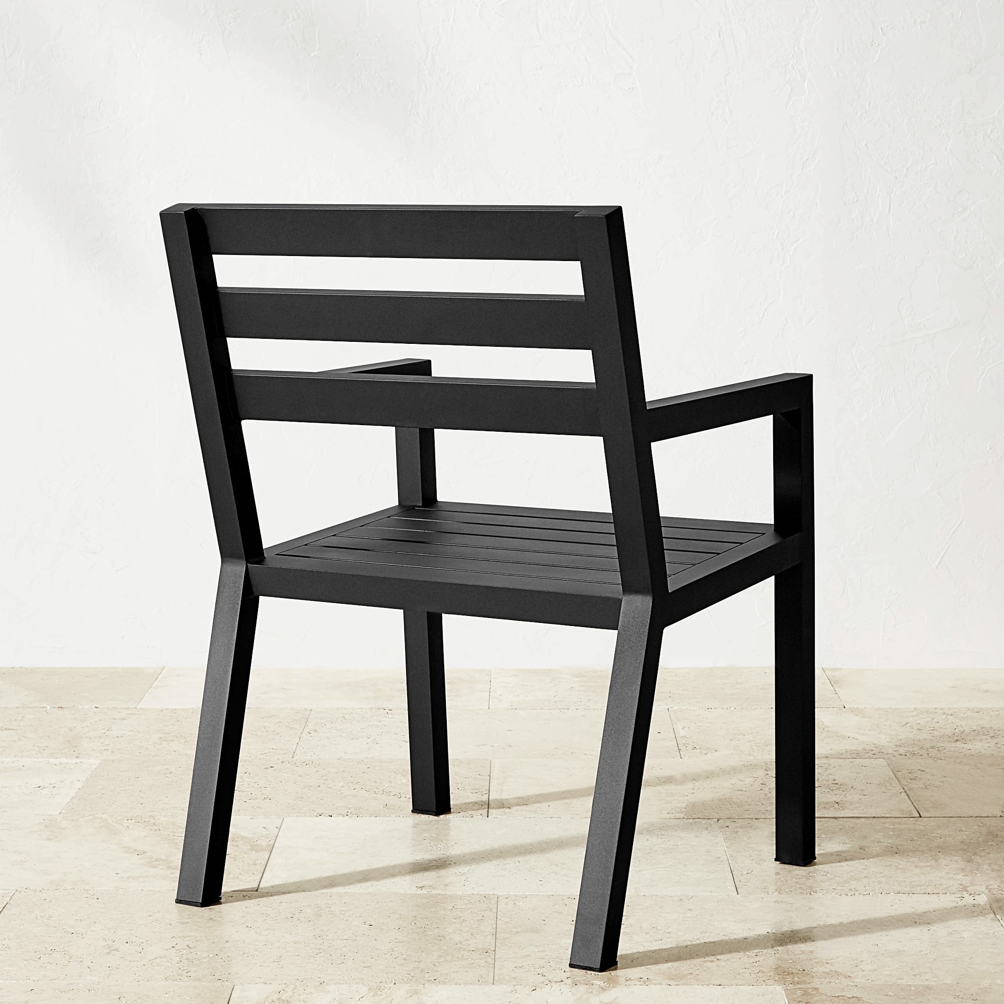 Ojai Outdoor Metal Dining Arm Chair
