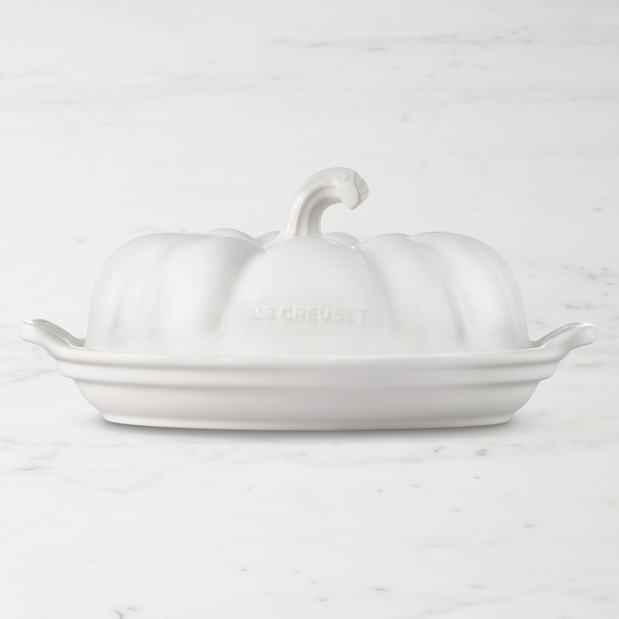 Le Creuset Stoneware Pumpkin Butter Dish