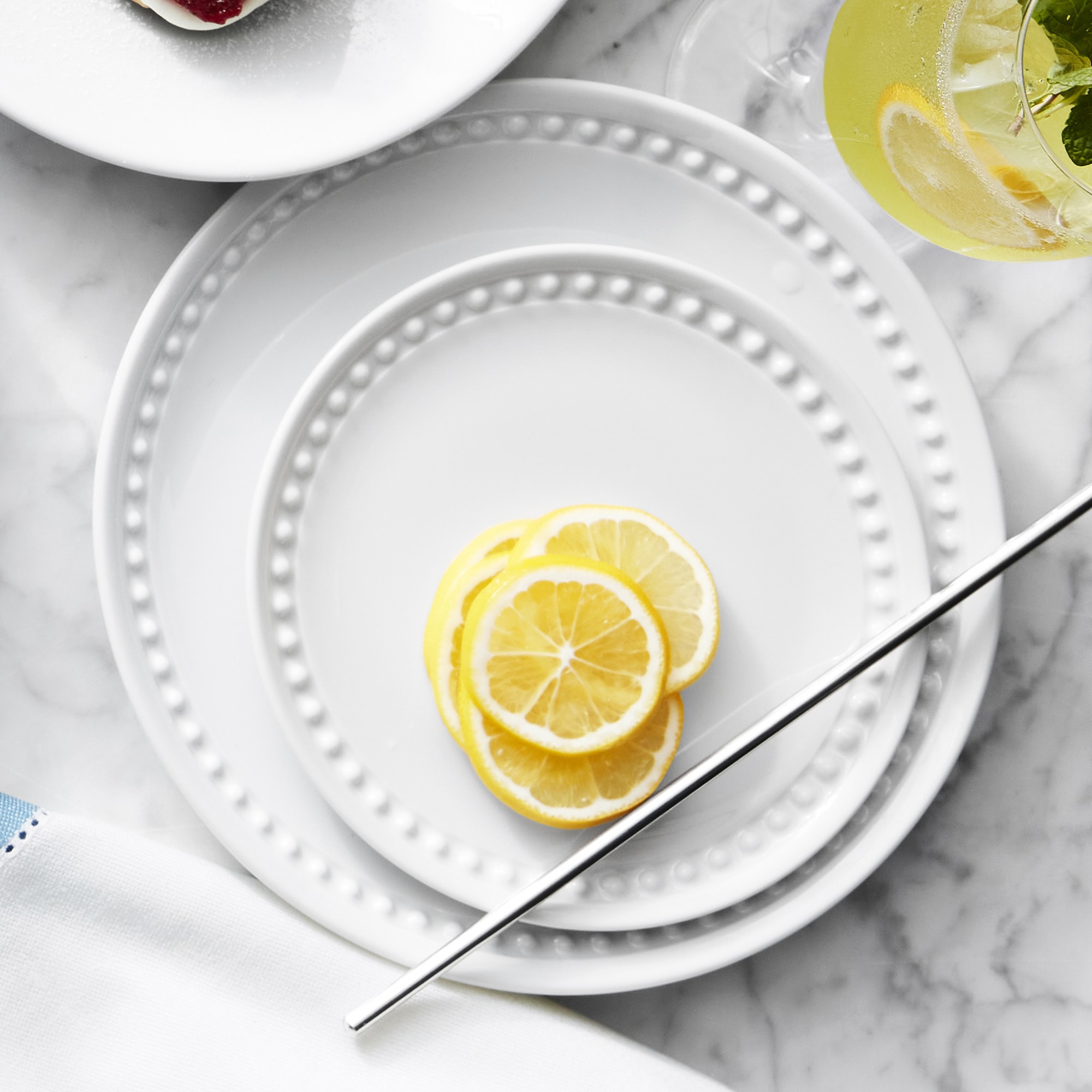 Pillivuyt Beaded Coupe Dinnerware Collection