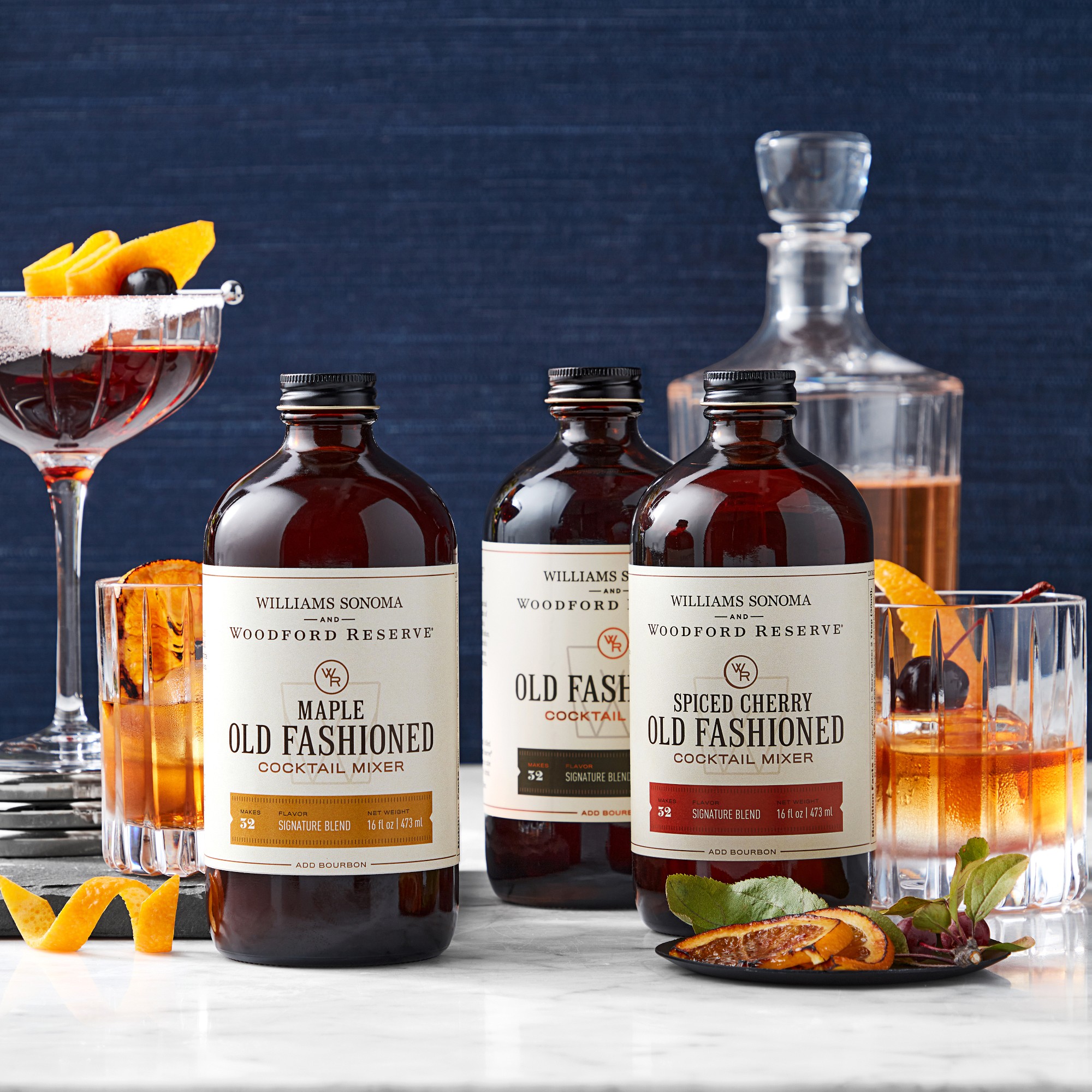 Woodford Reserve x Williams Sonoma Cocktail Mix, Maple Old Fashioned