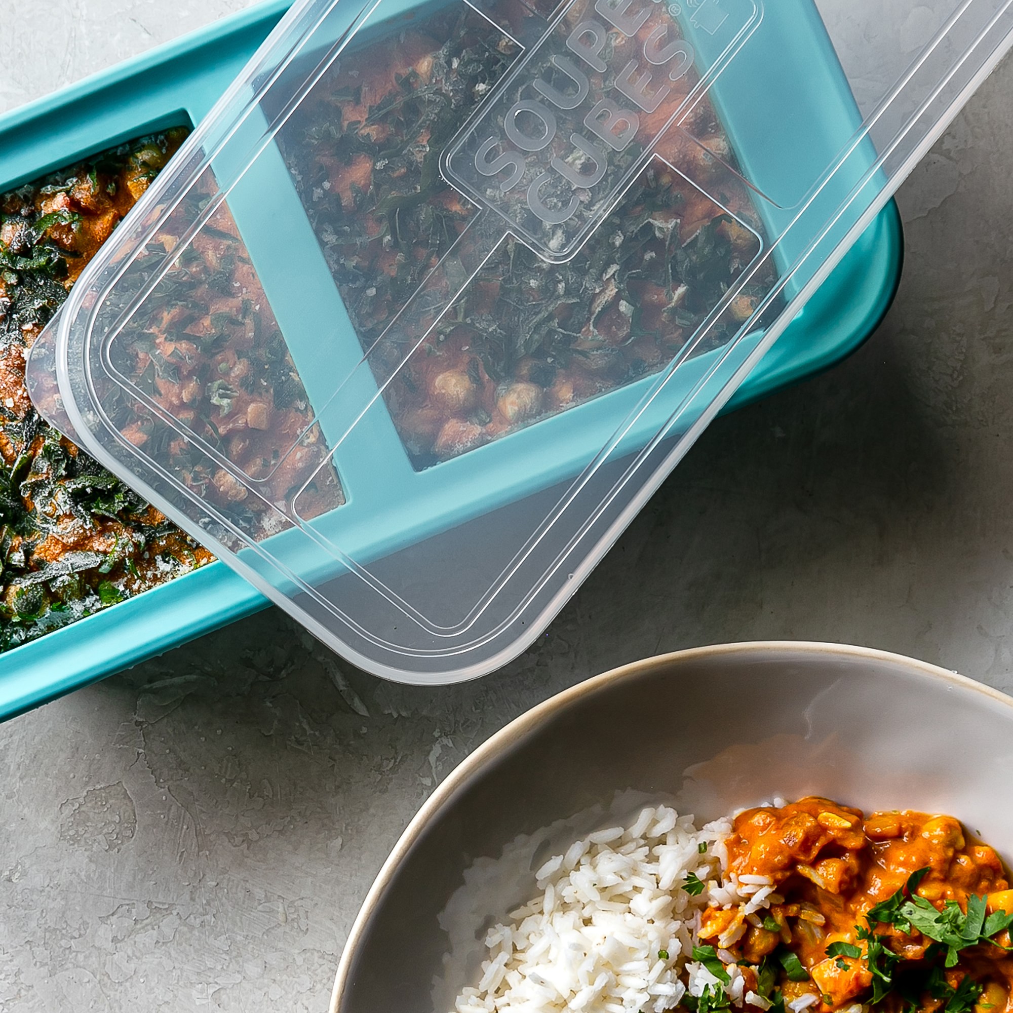 Souper Cubes Freezer Tray with Lid