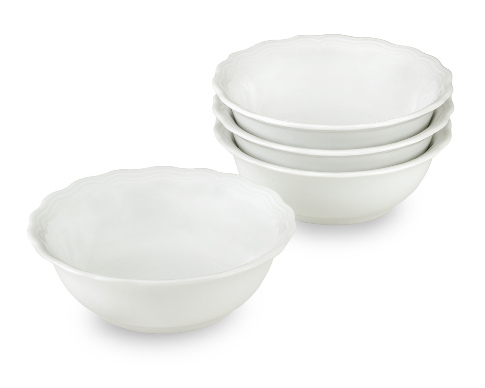 Pillivuyt Queen Anne Cereal Bowls, Set of 4