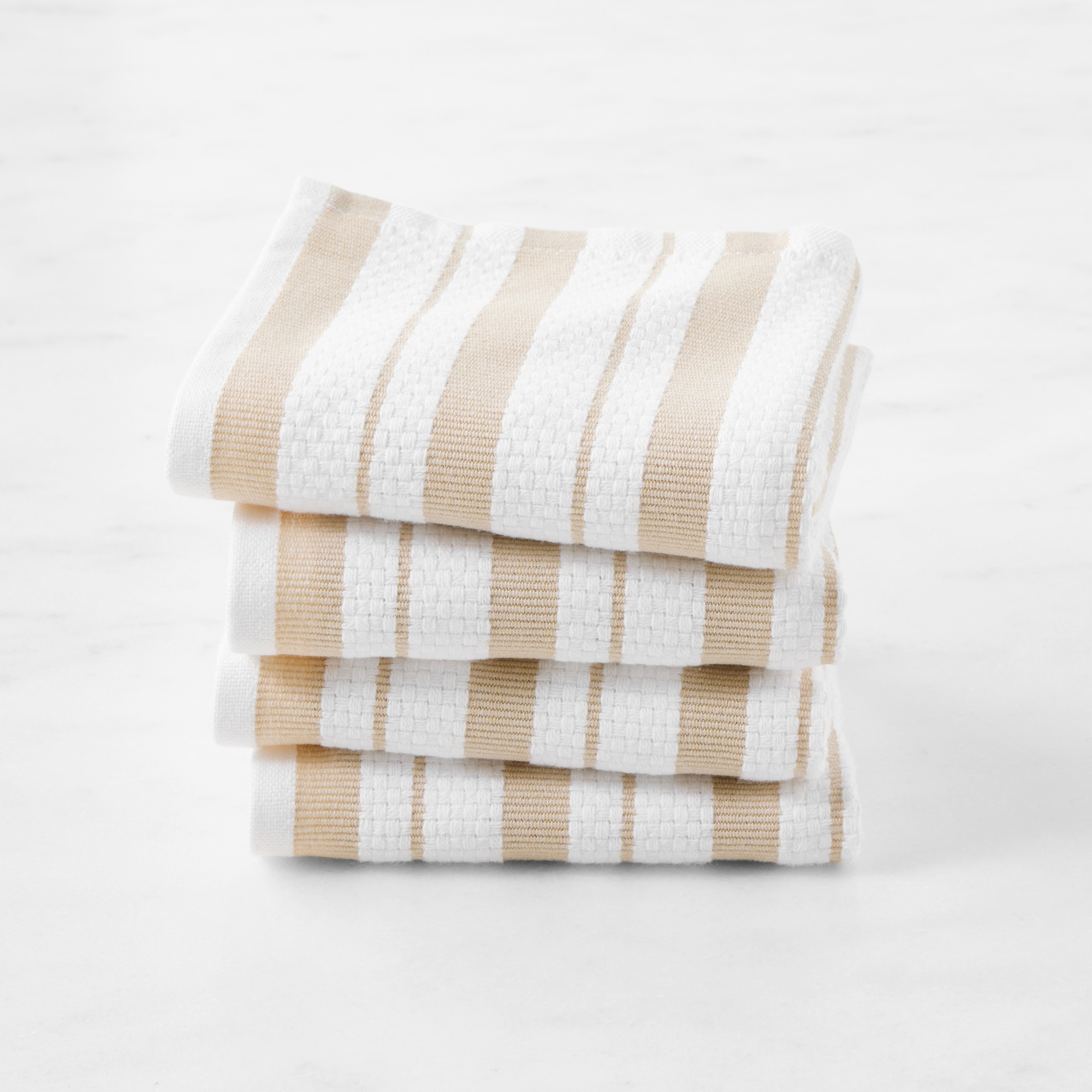 Williams Sonoma Classic Striped Dishcloths, Set of 4