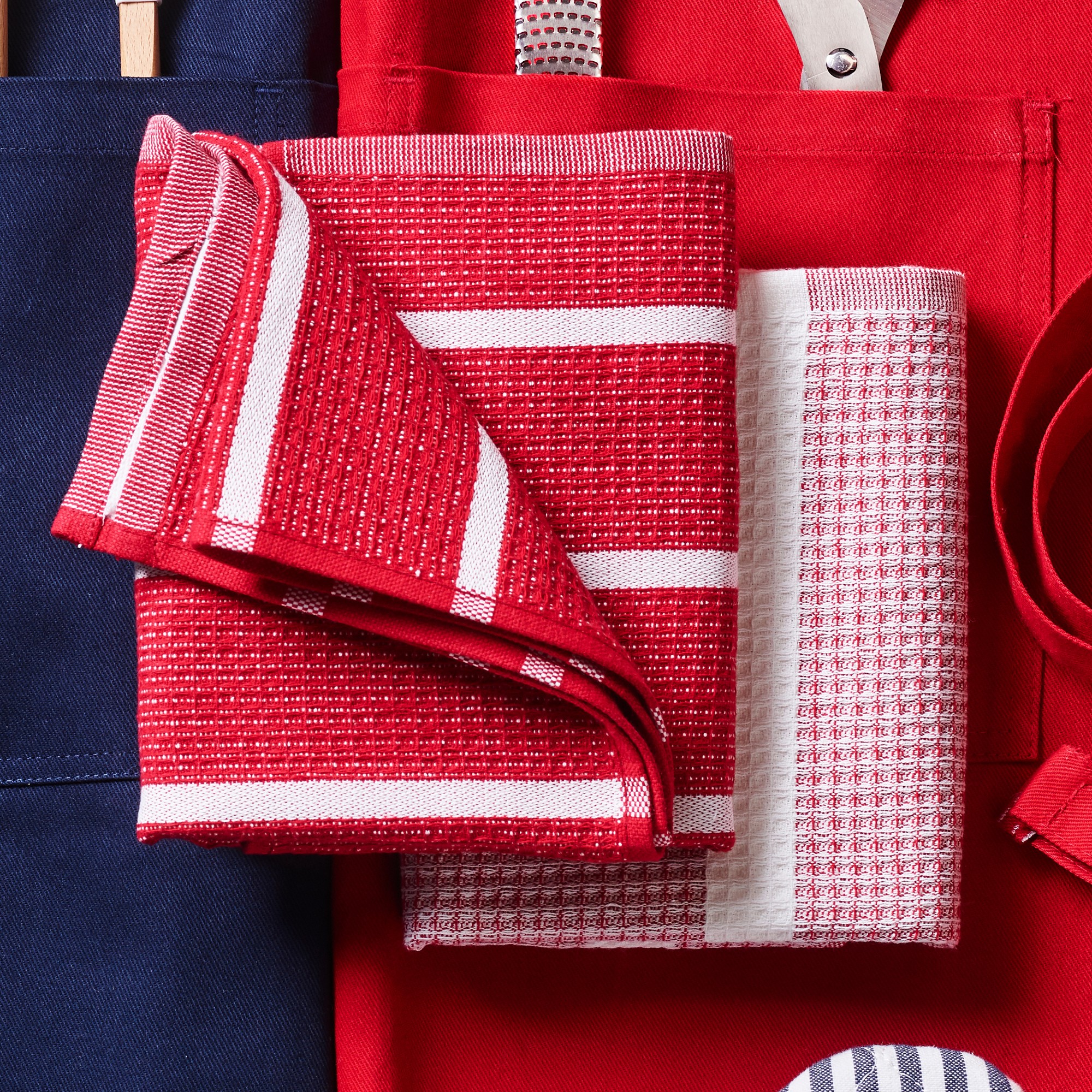 Williams Sonoma Super Absorbent Waffle Weave Towels, Set of 4