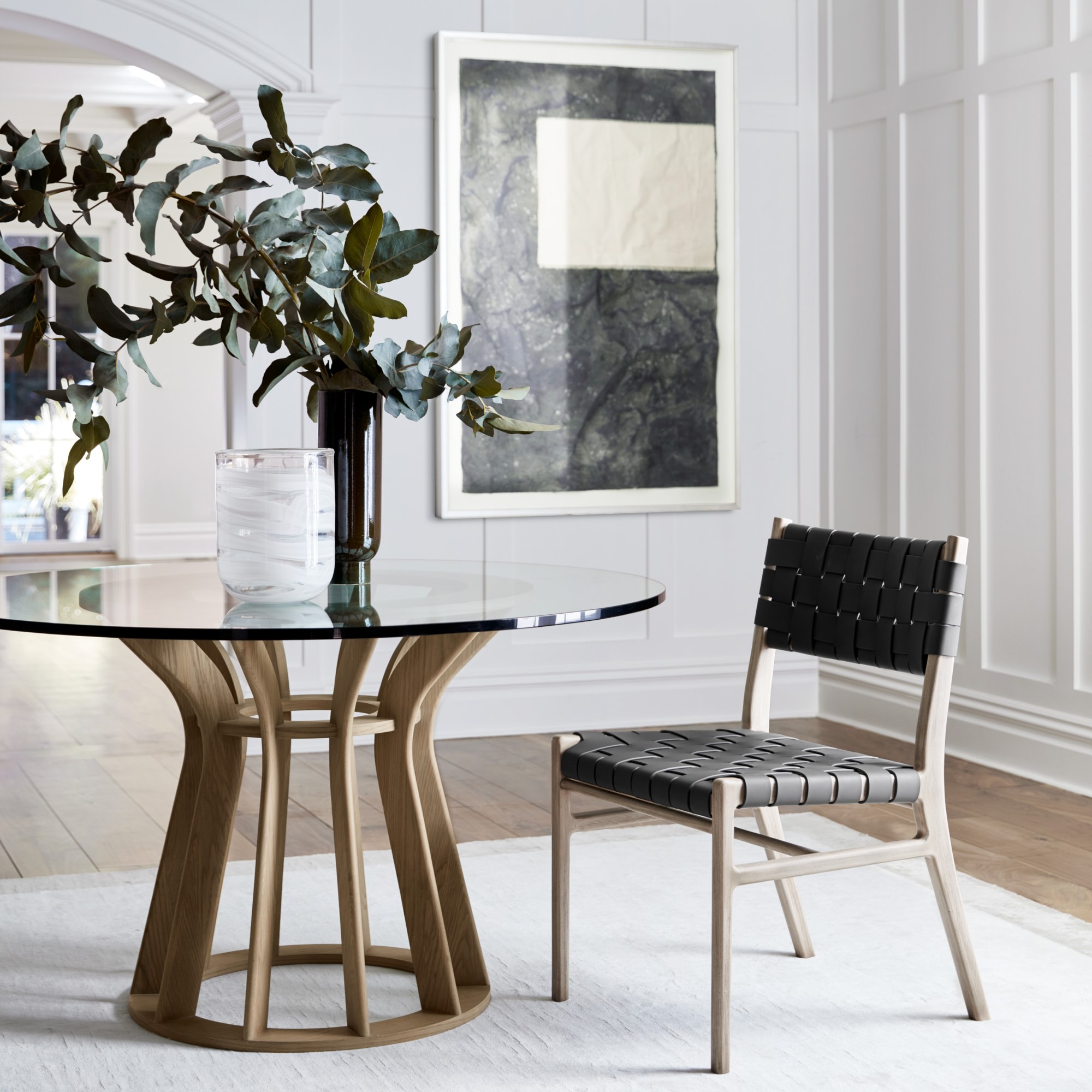 Stratton Dining Side Chair, Grey