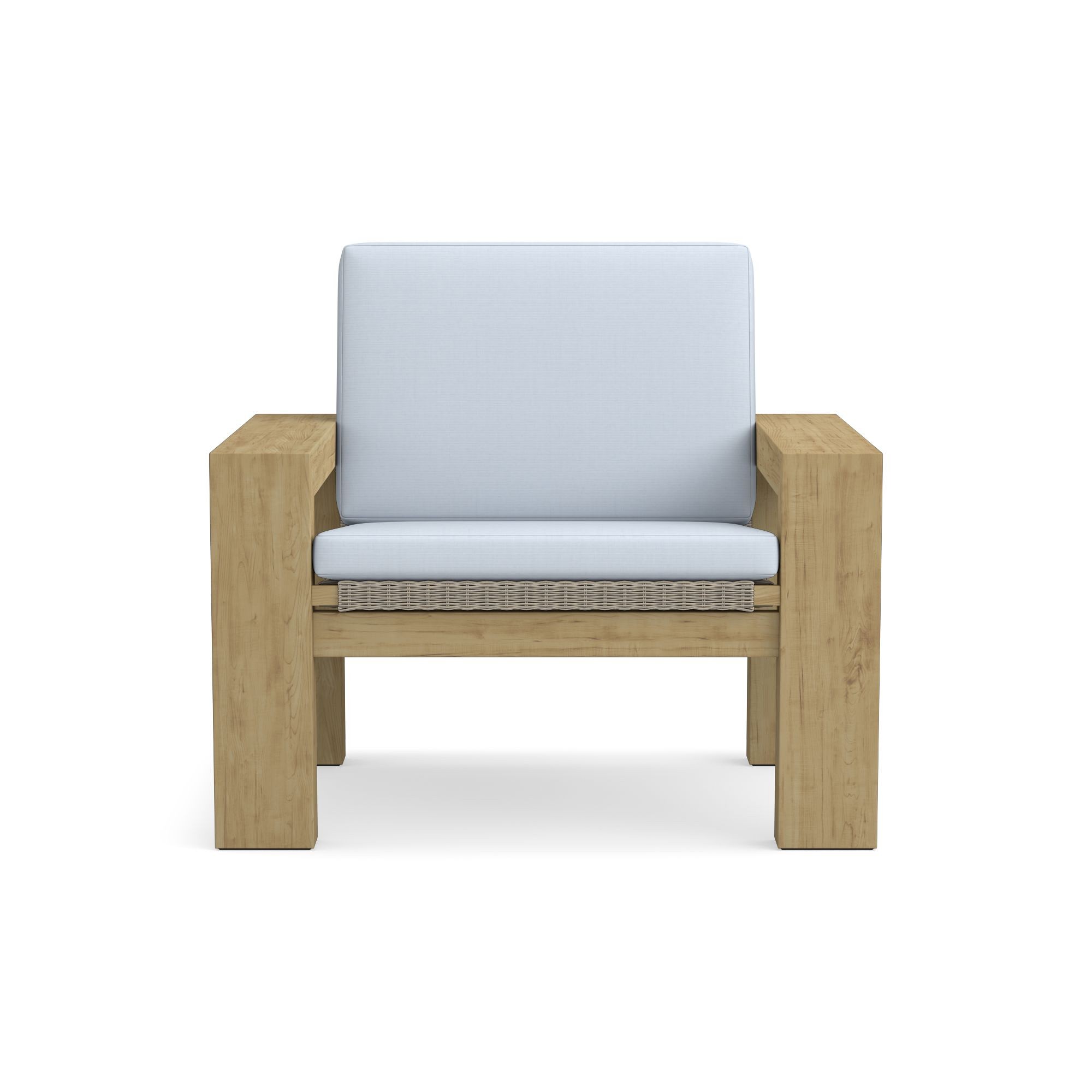 Larnaca Outdoor Teak x All-Weather-Weave Club Chair Cushions