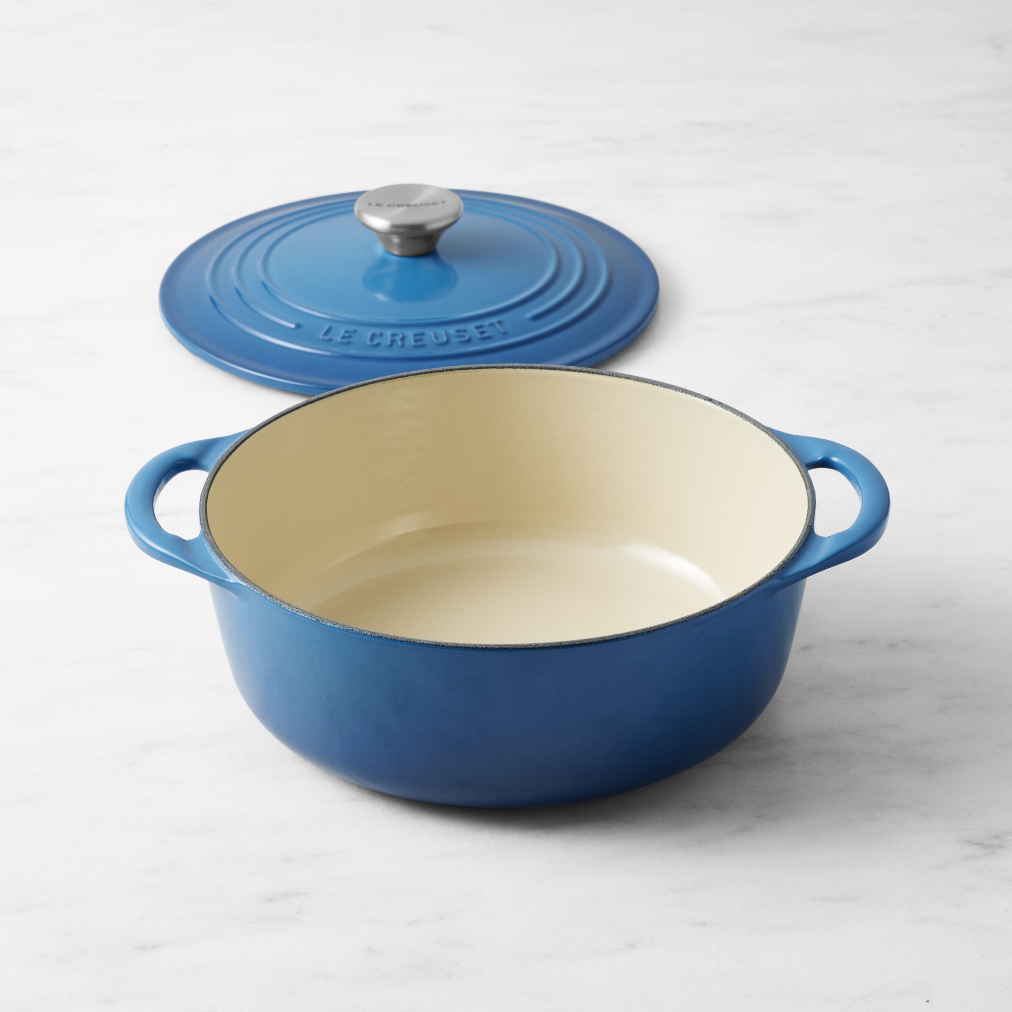 Le Creuset Enameled Cast Iron Shallow Round Oven, 2 3/4-Qt.