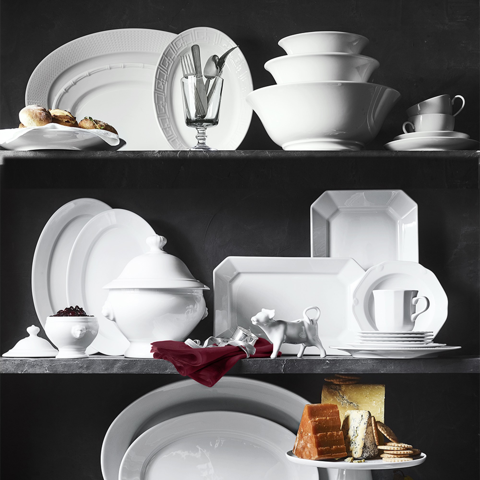 Pillivuyt Perle Porcelain Large Oval Platter