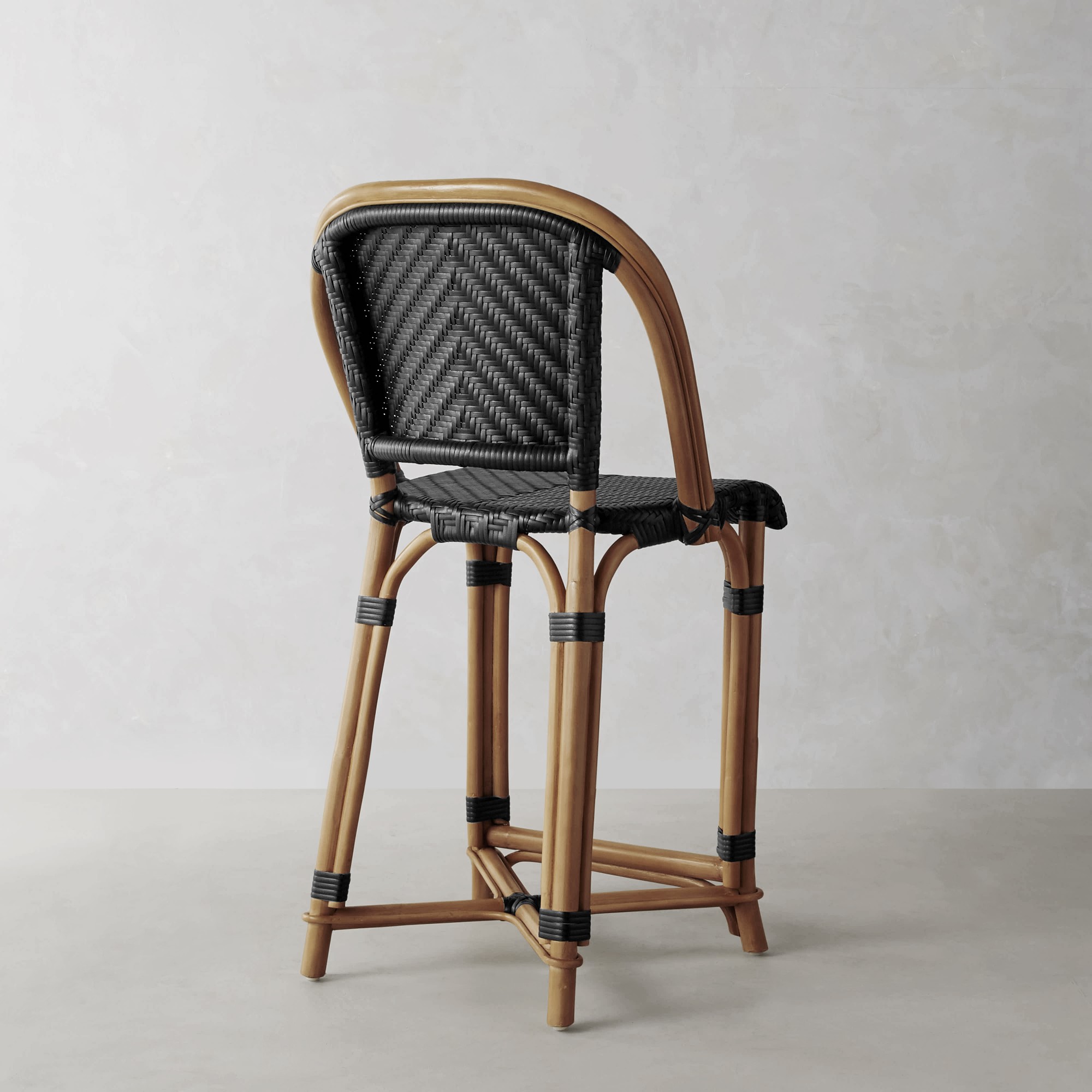 Parisian Bistro Woven Counter Stool