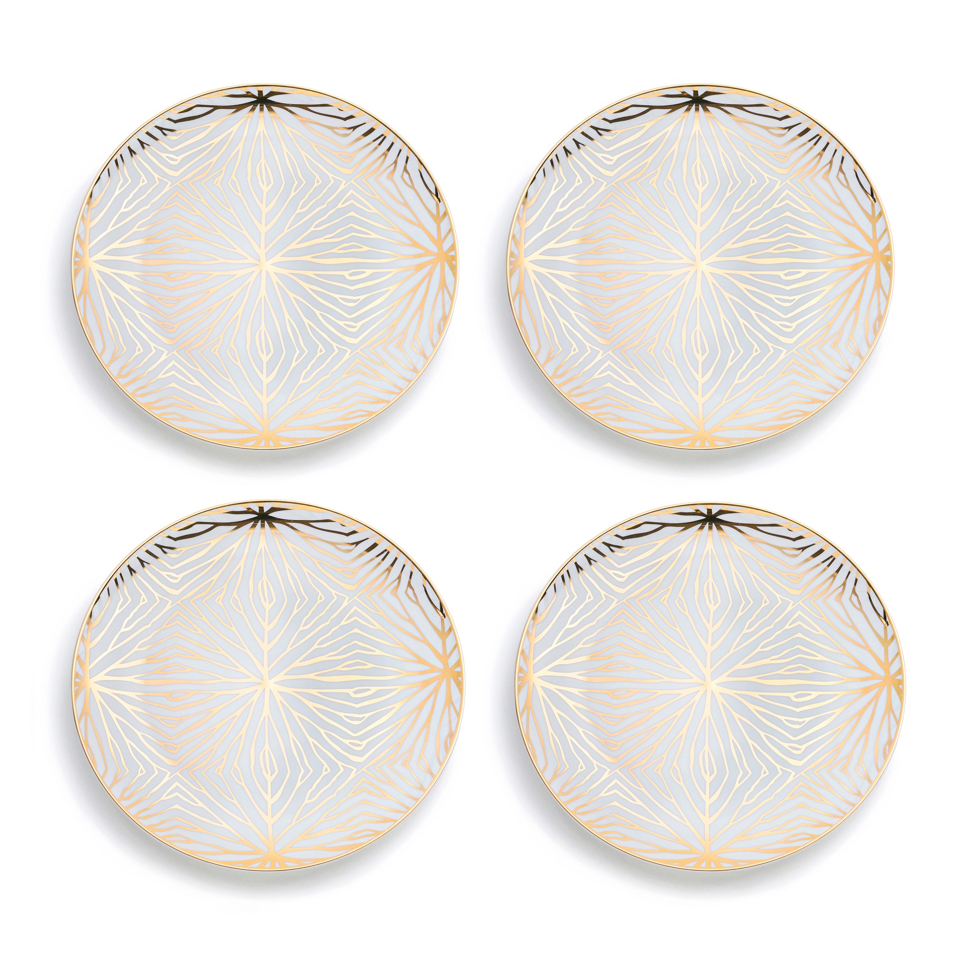 ANNA New York Talianna Lily Pad Salad Plates, Set of 4