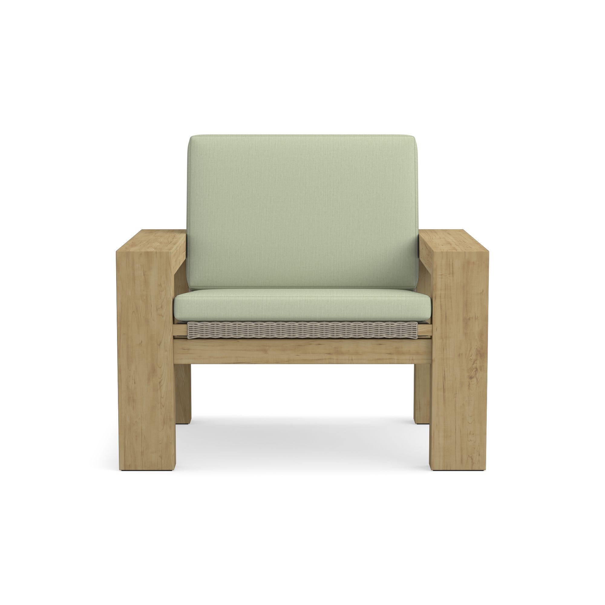 Larnaca Outdoor Teak x All-Weather-Weave Club Chair Cushions