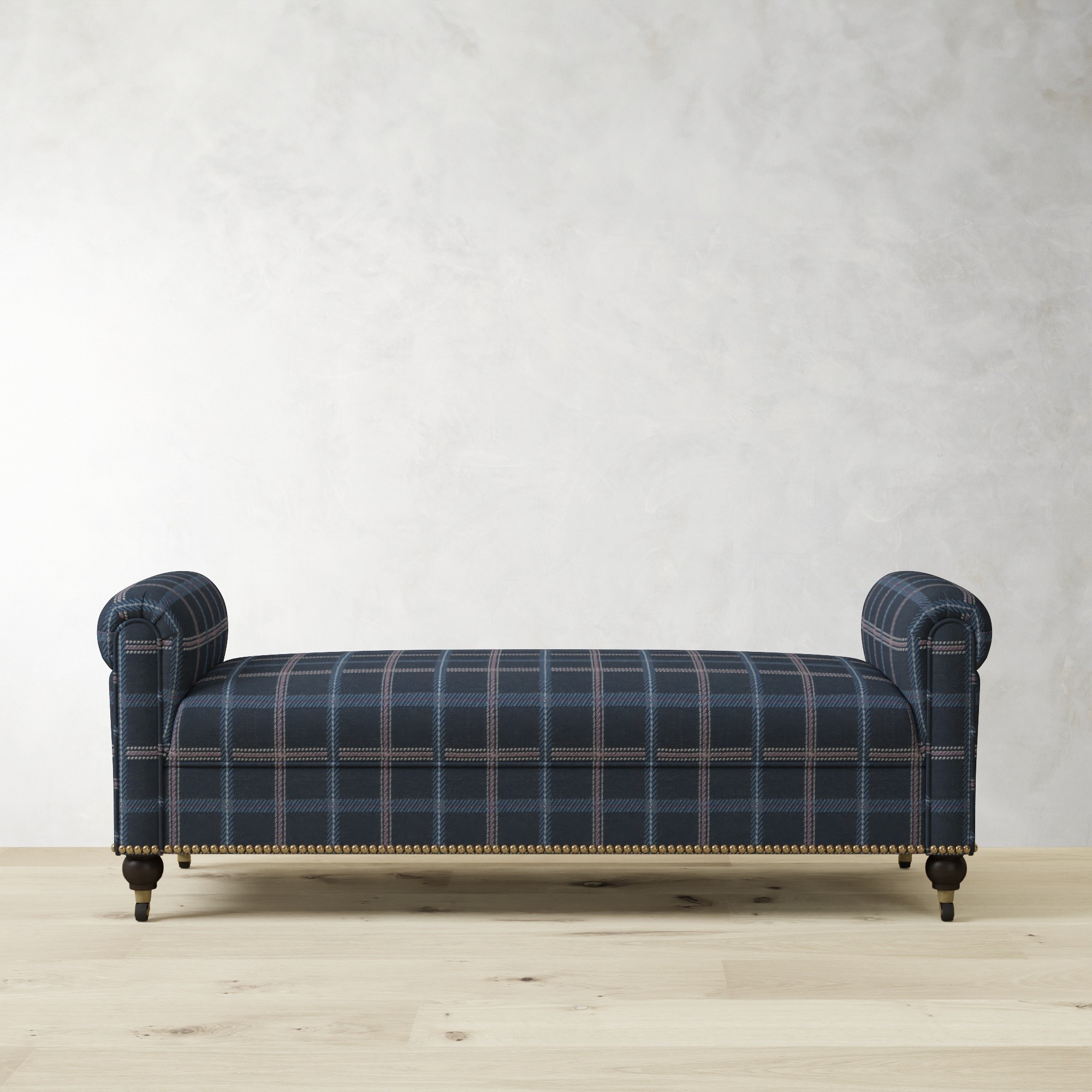 Soho Roll Arm Bench (63